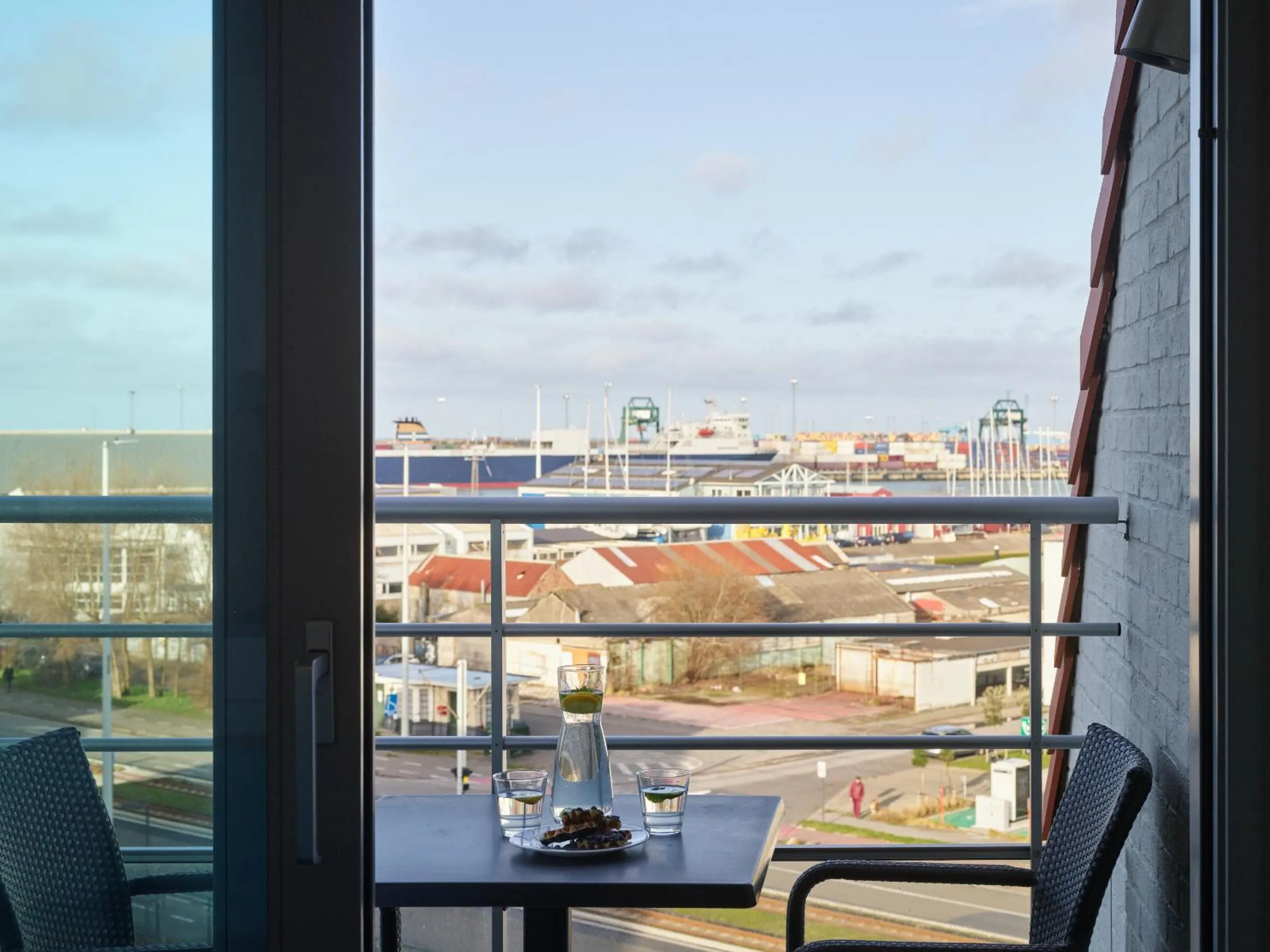 View (from property/room) in Holiday Suites Zeebrugge