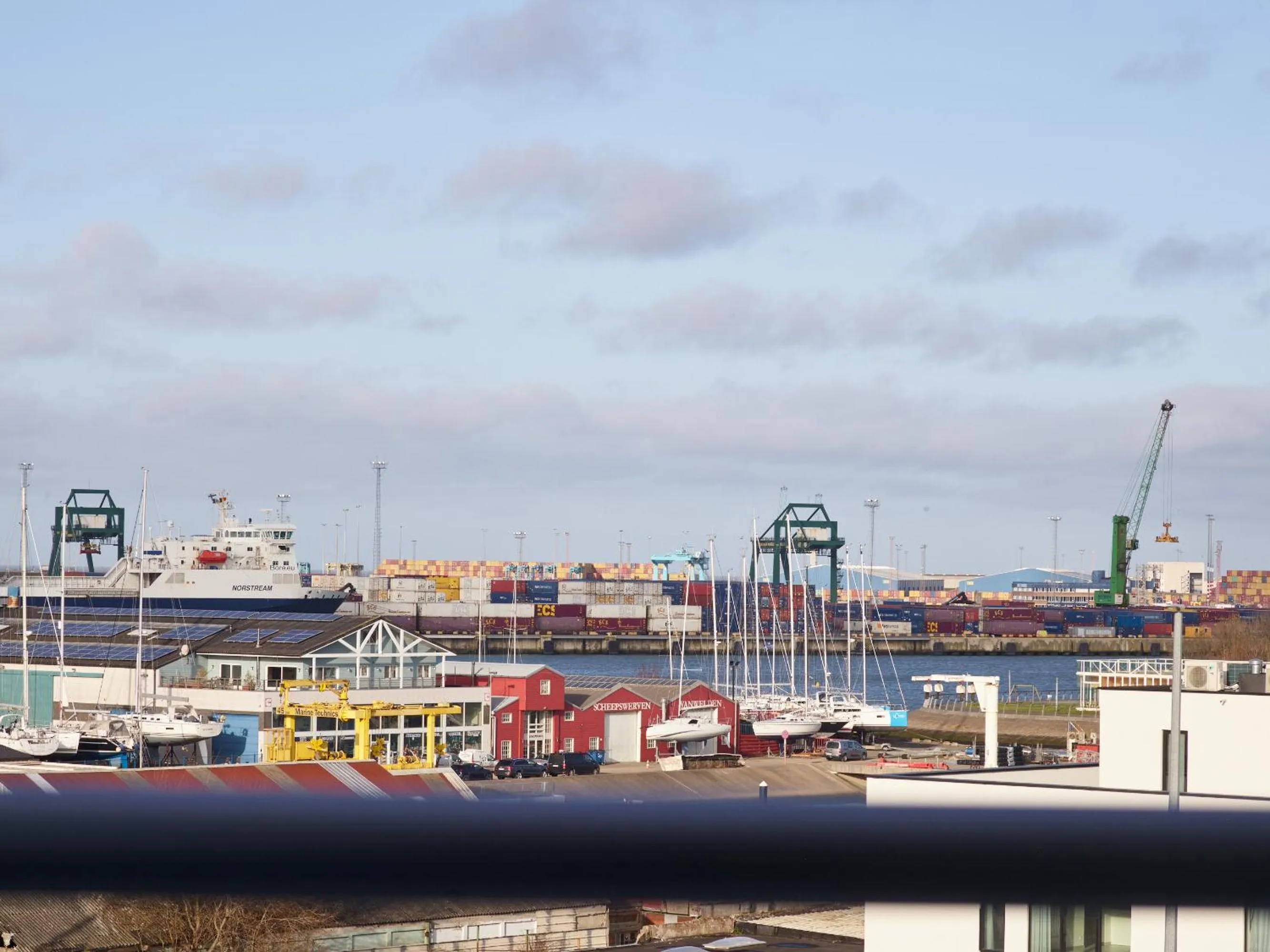 View (from property/room) in Holiday Suites Zeebrugge