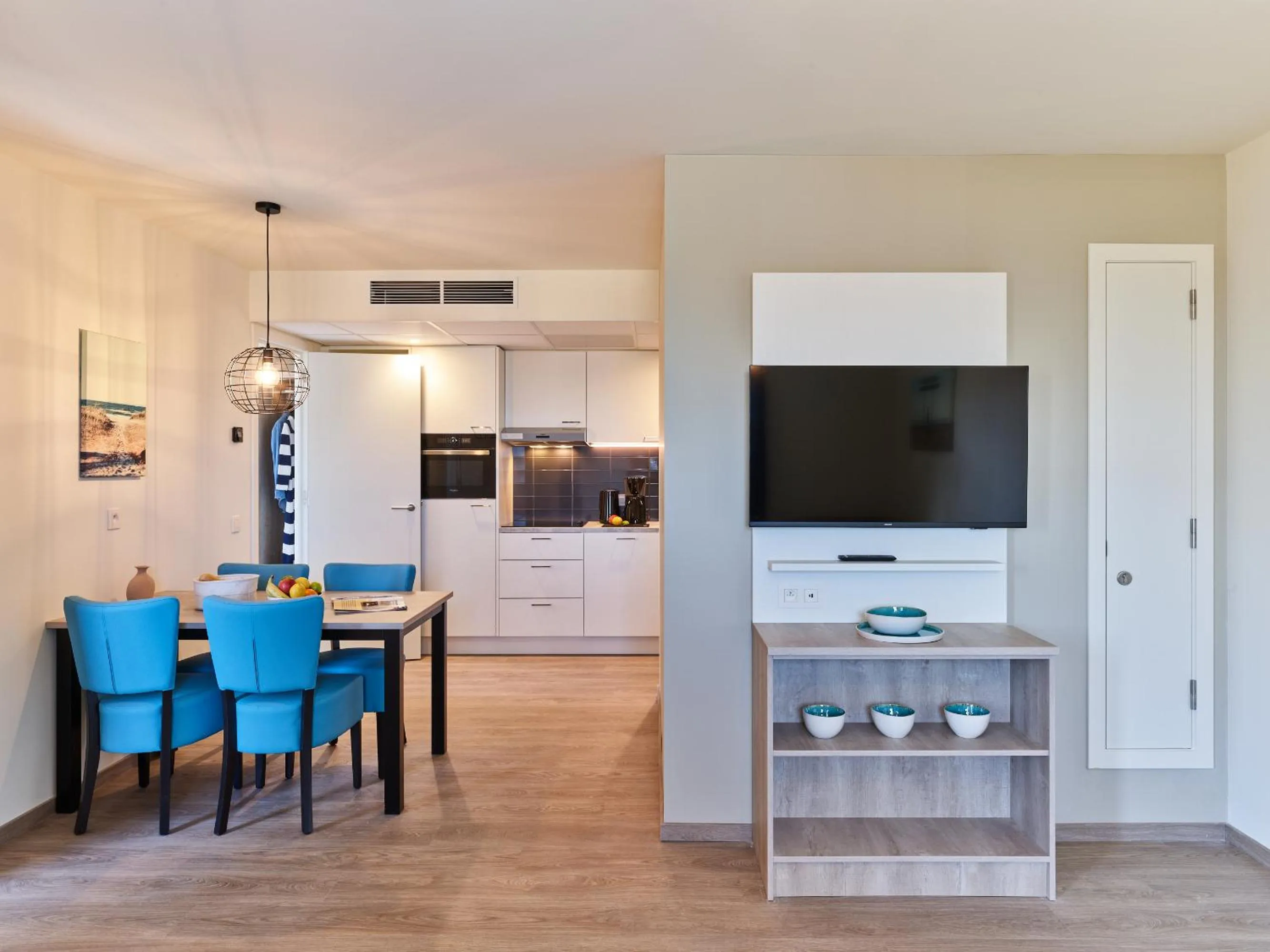 Seating area in Holiday Suites Zeebrugge