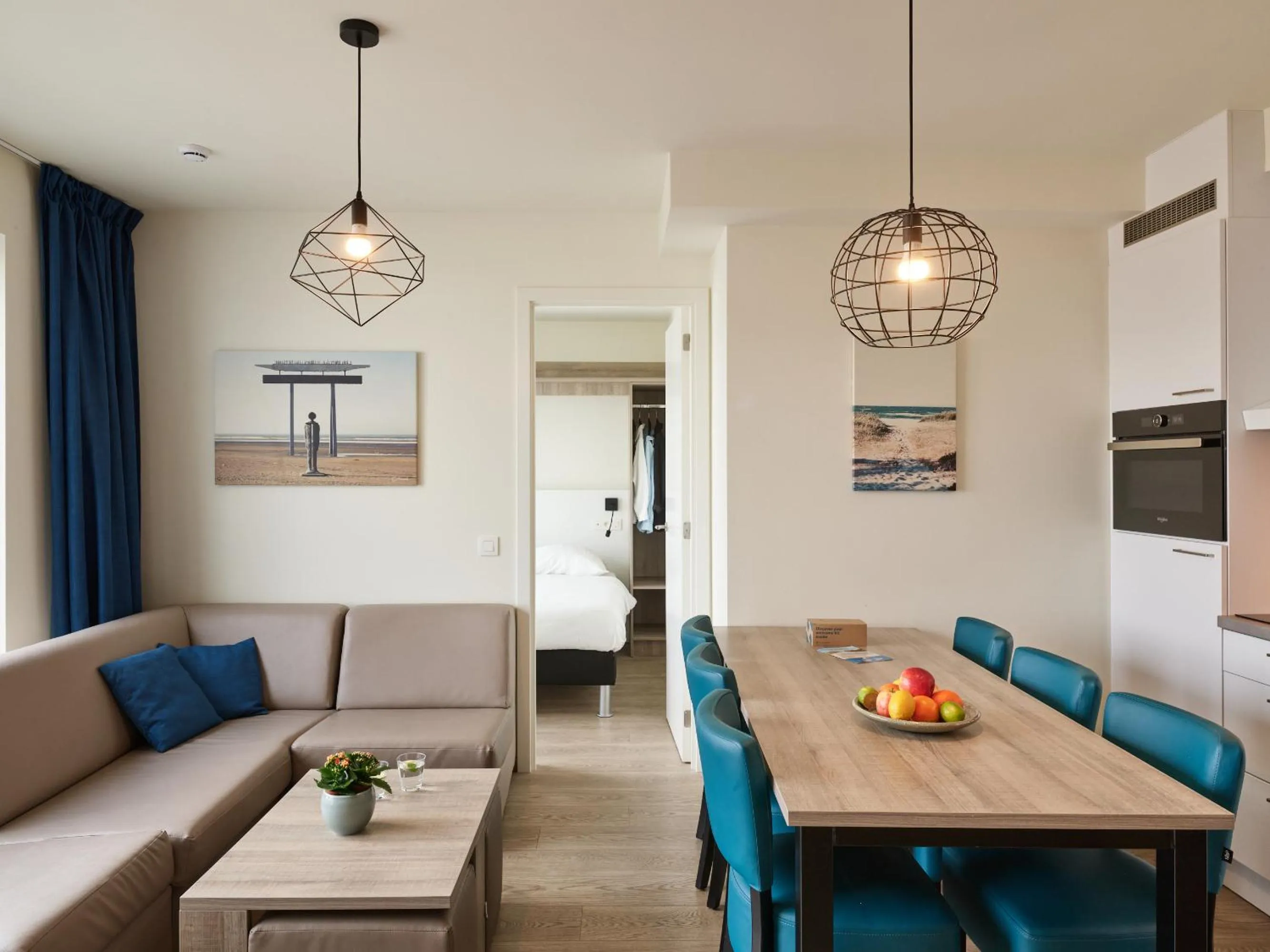 Living room in Holiday Suites Zeebrugge