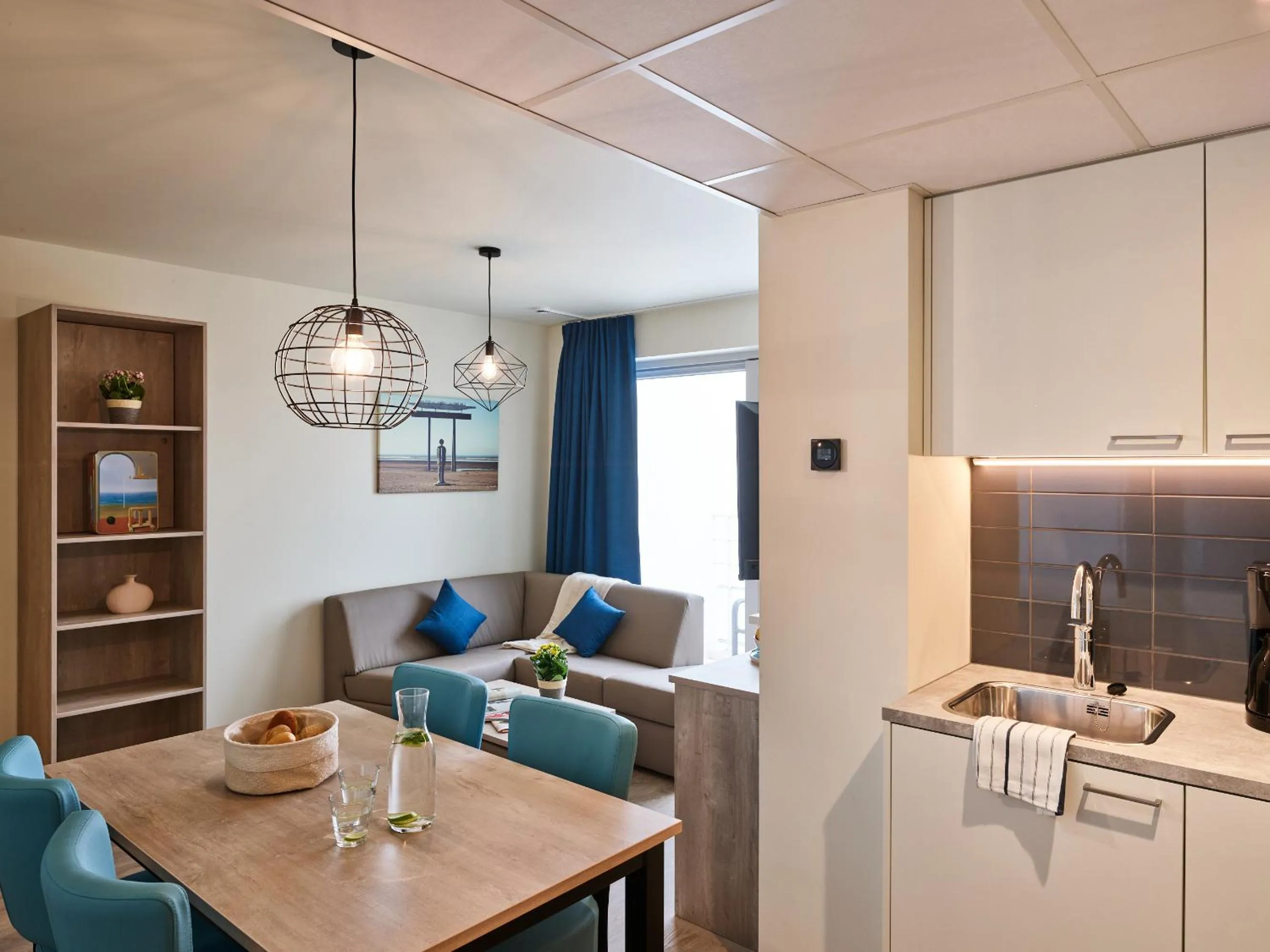 Kitchen or kitchenette in Holiday Suites Zeebrugge