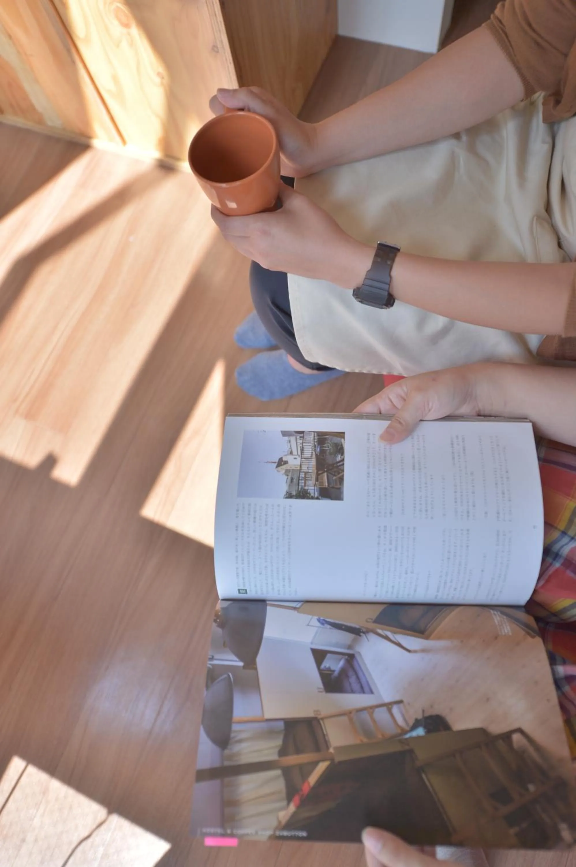 Communal lounge/ TV room in Chillulu Hostel