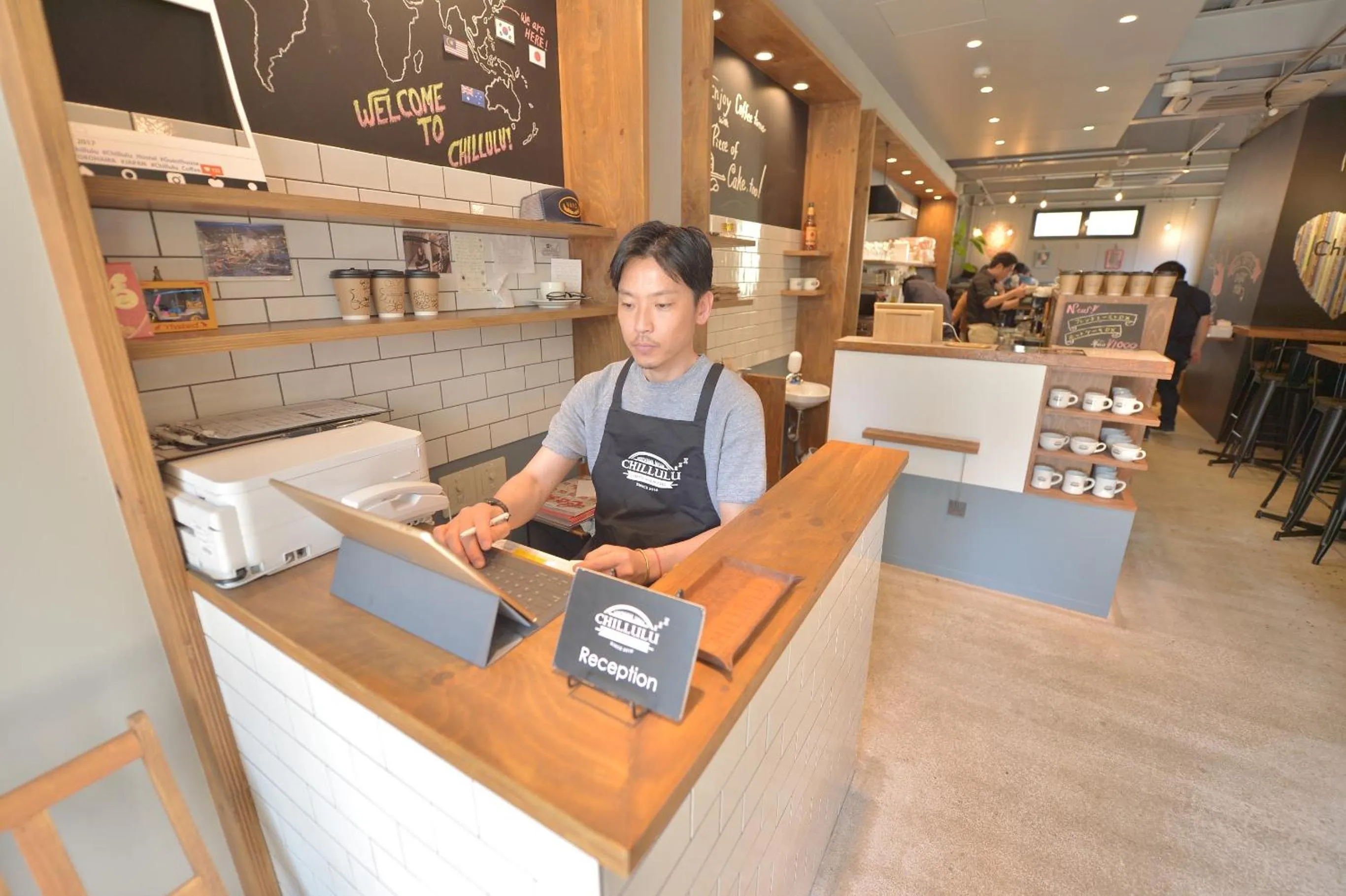 Staff in Chillulu Hostel