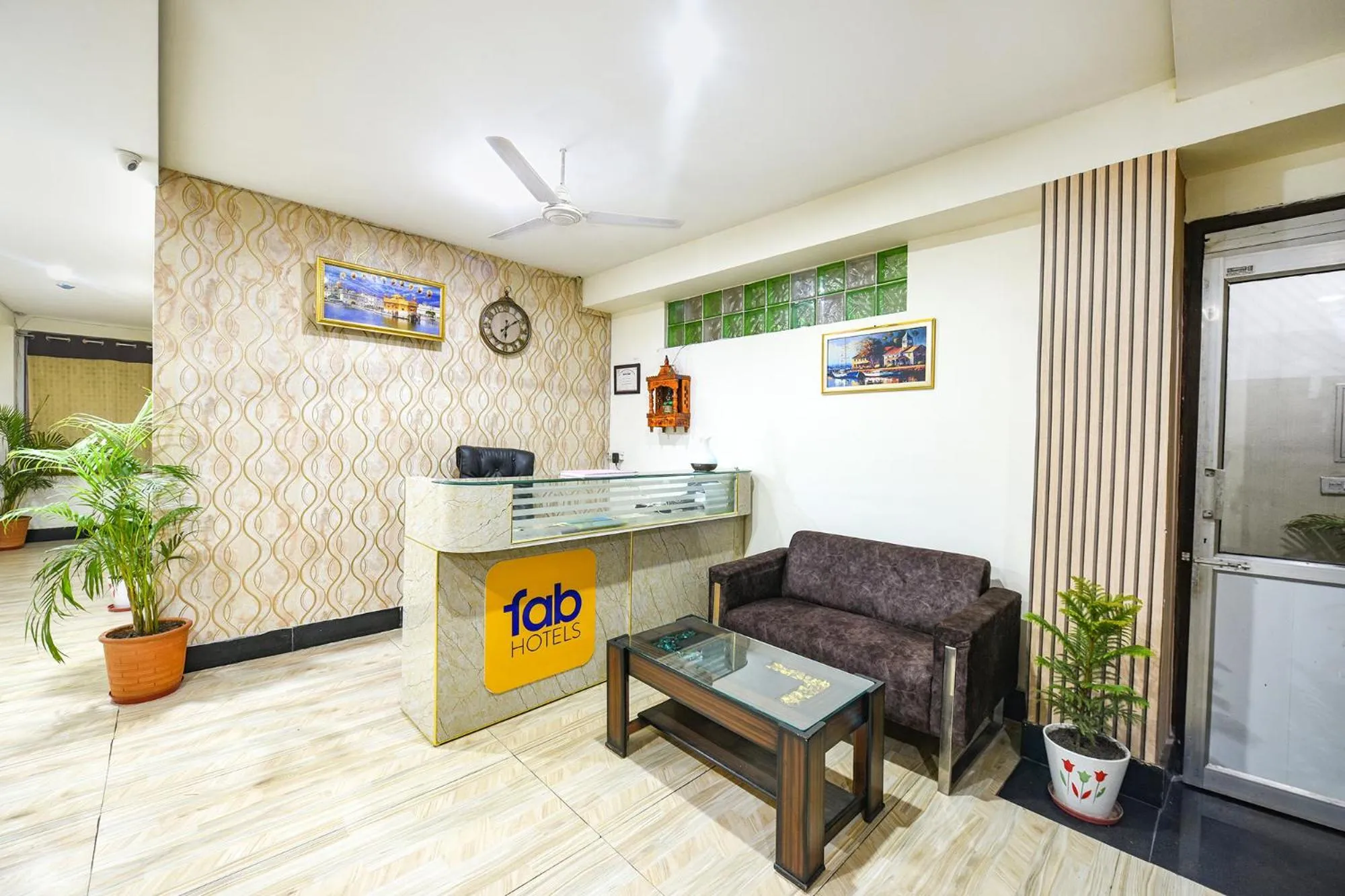 Lobby or reception in FabHotel Ess Pee Grand