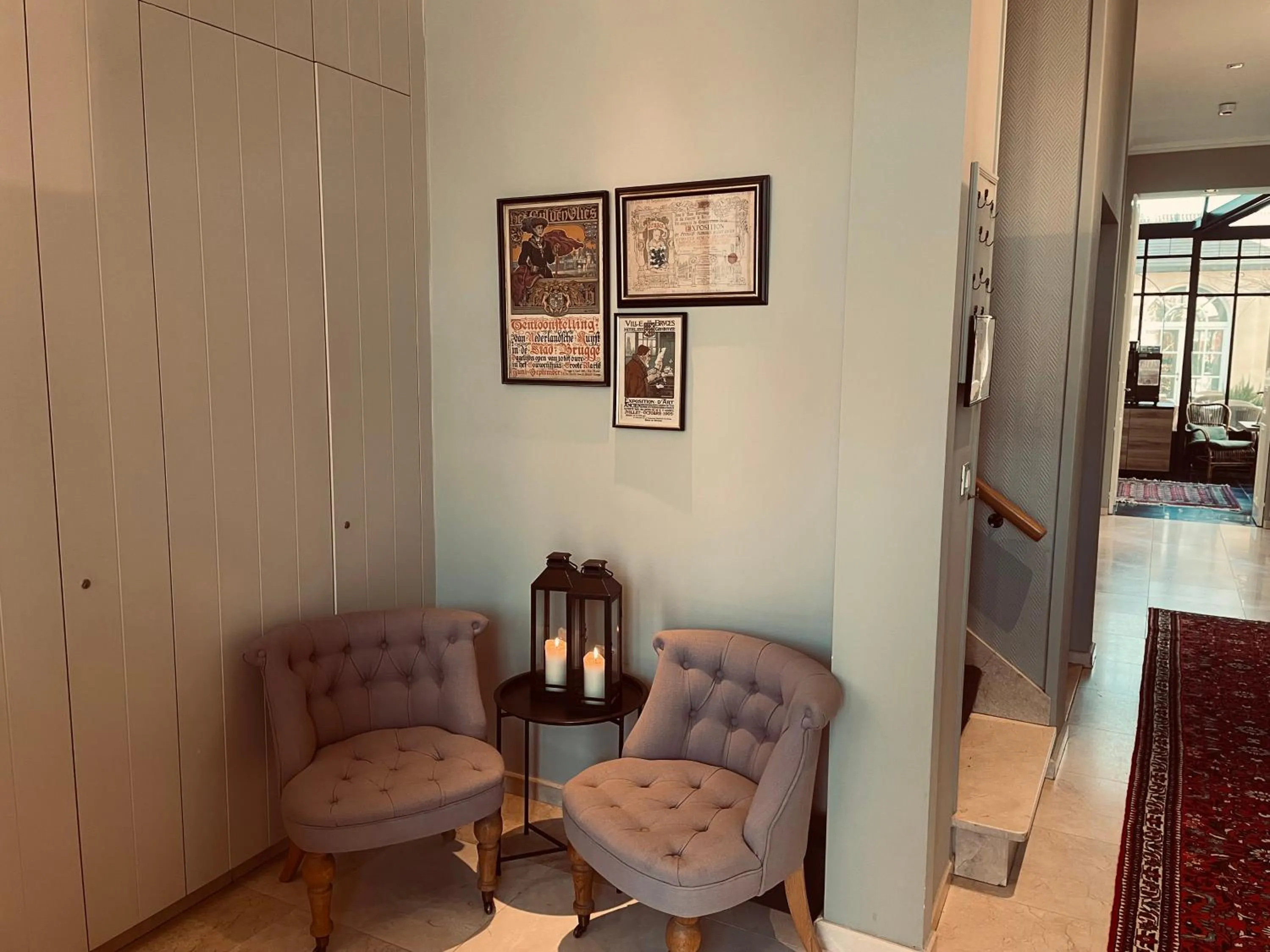 Seating area in Hotel Ter Duinen