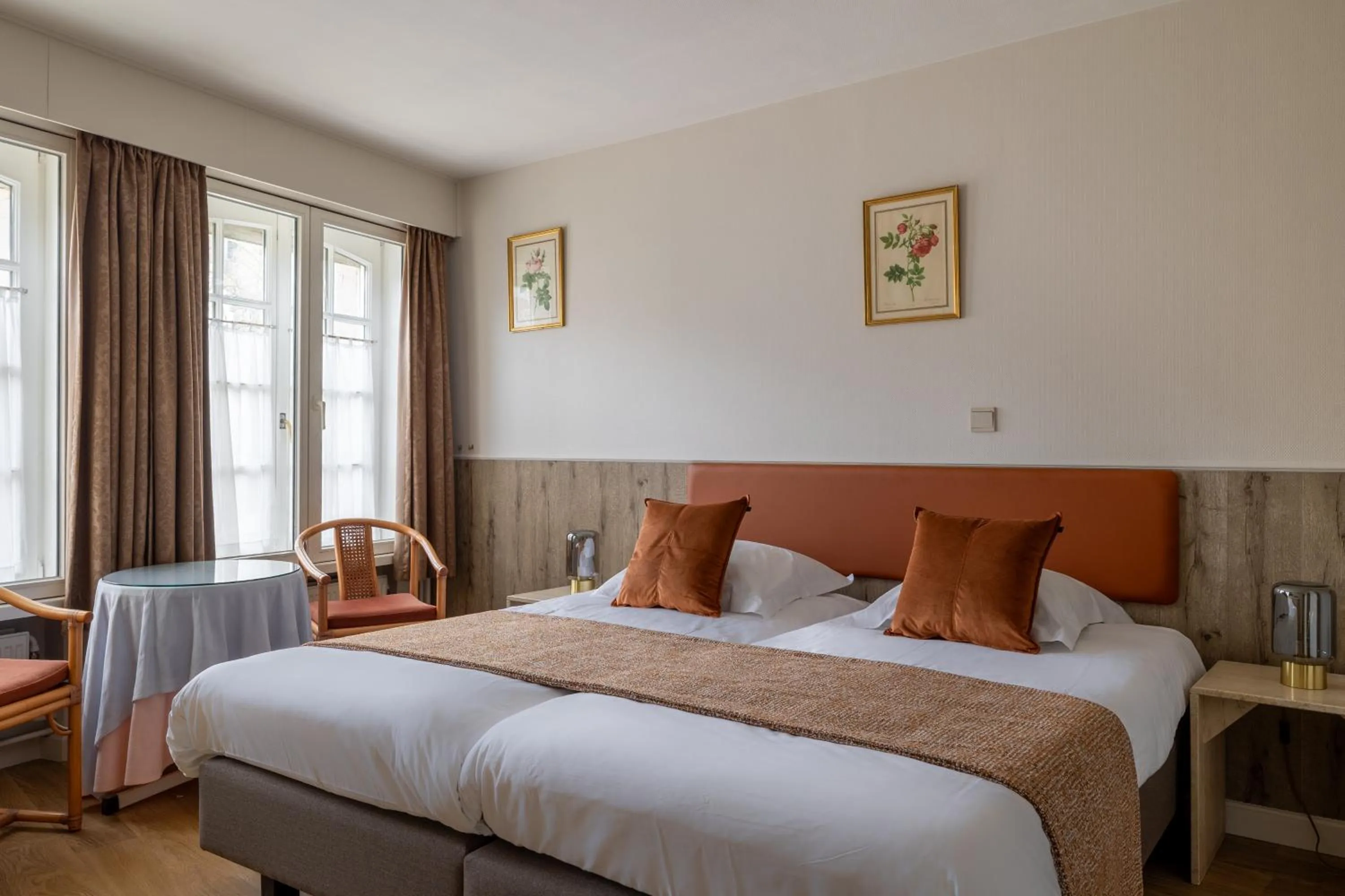 Bedroom, Bed in Hotel Ter Duinen
