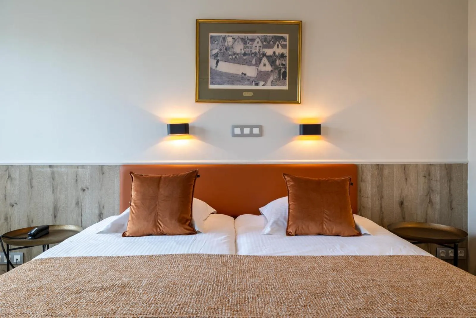 Bedroom, Bed in Hotel Ter Duinen