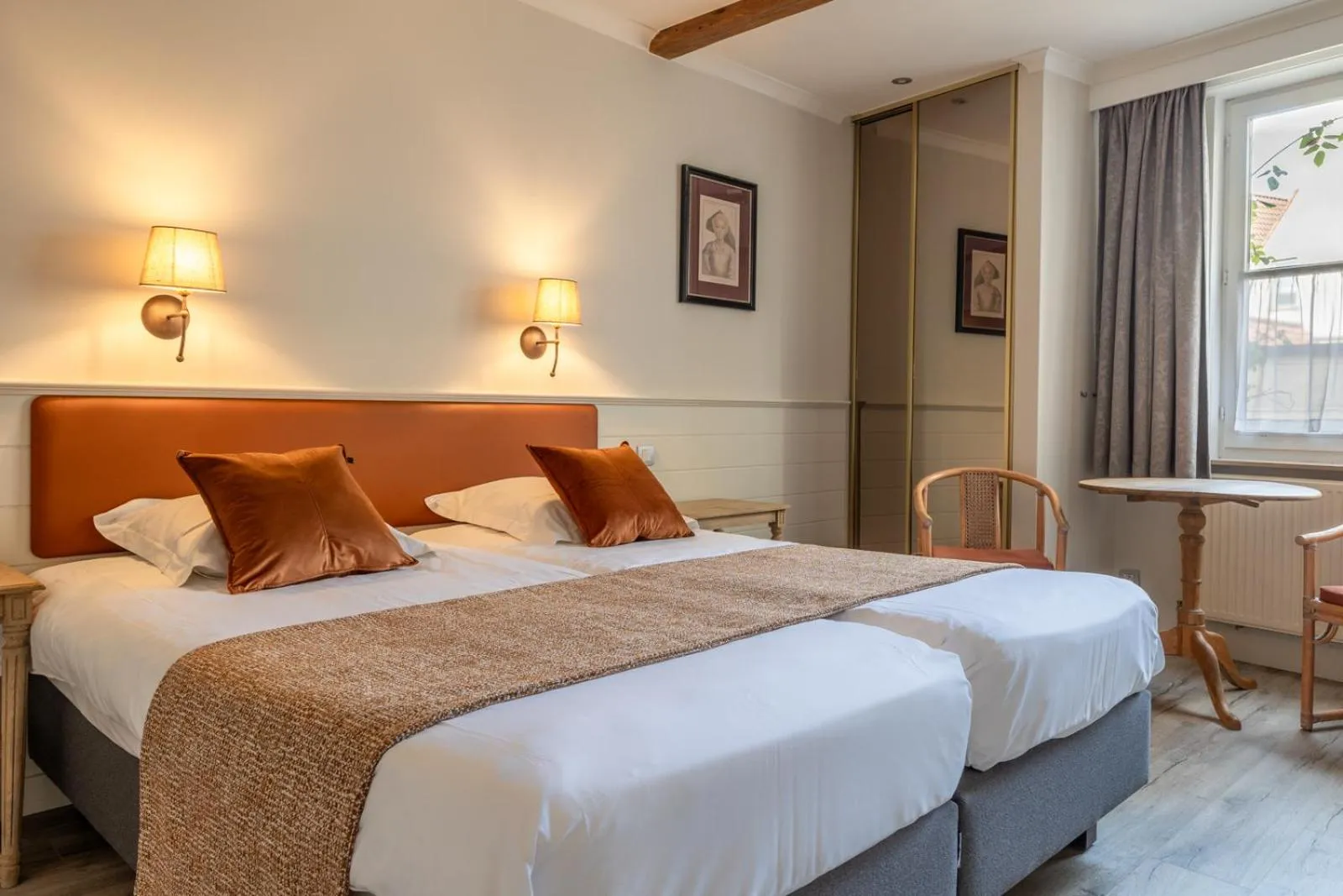 Bedroom, Bed in Hotel Ter Duinen