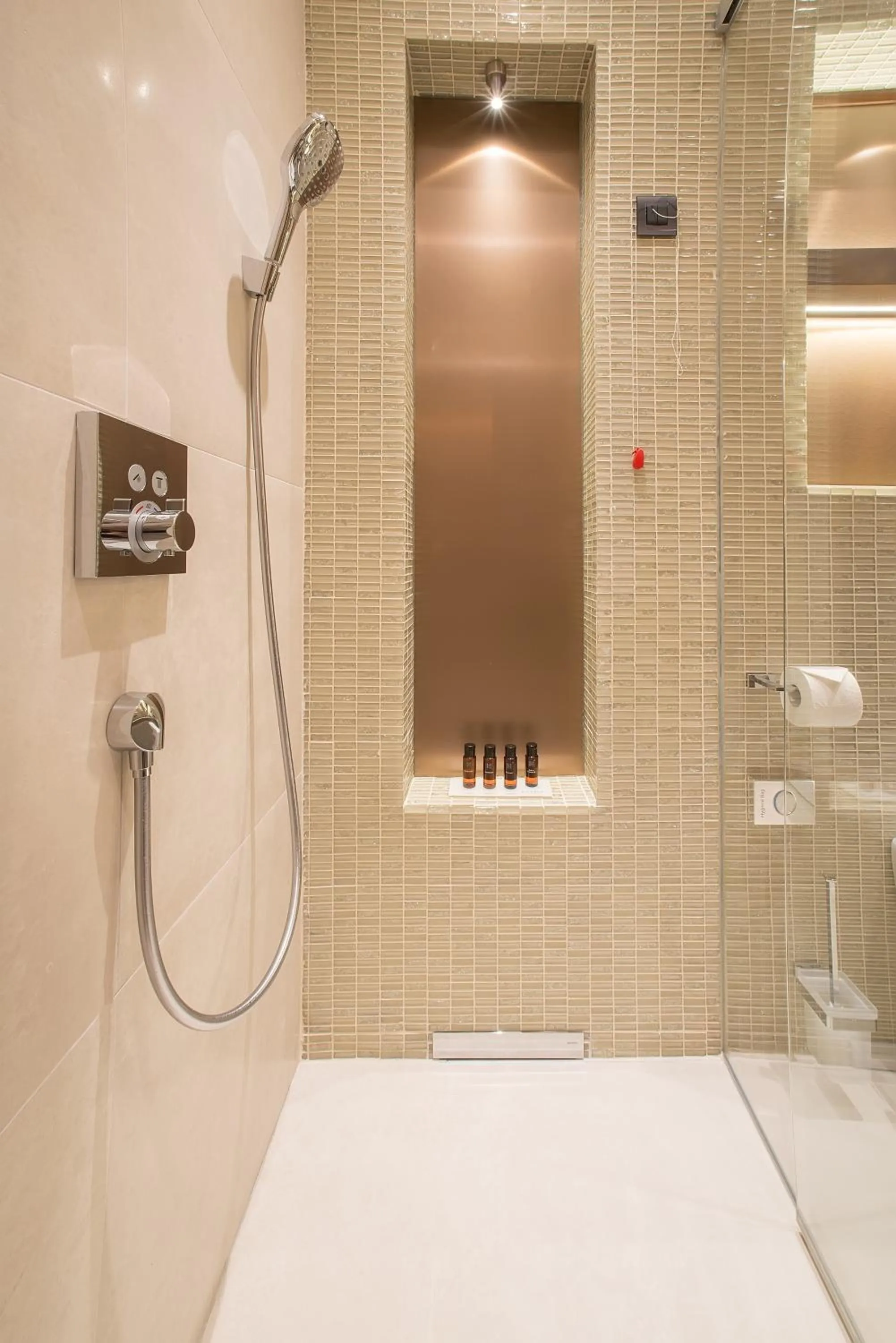 Shower in Hotel Forza Terra