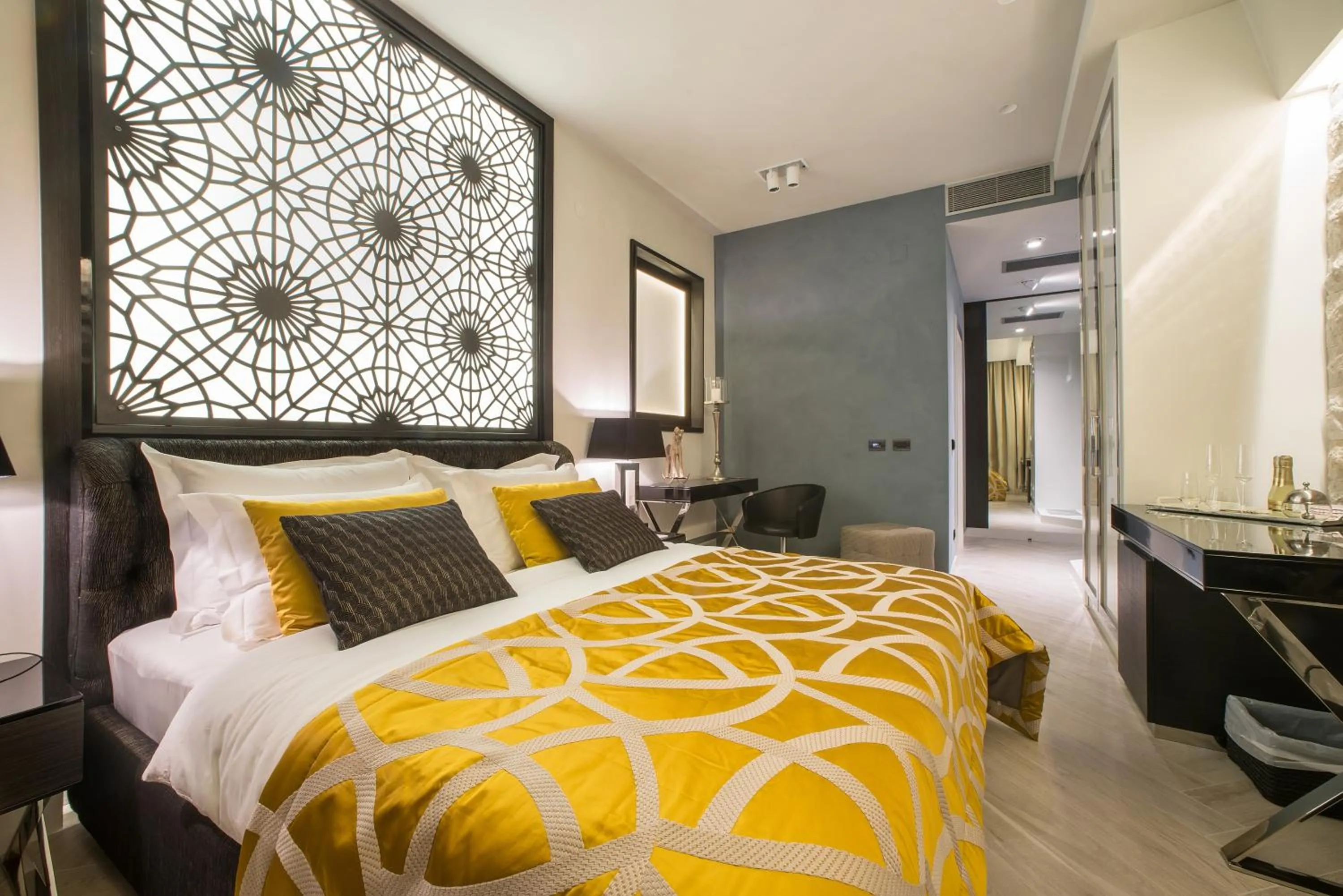 Bedroom, Bed in Hotel Forza Terra