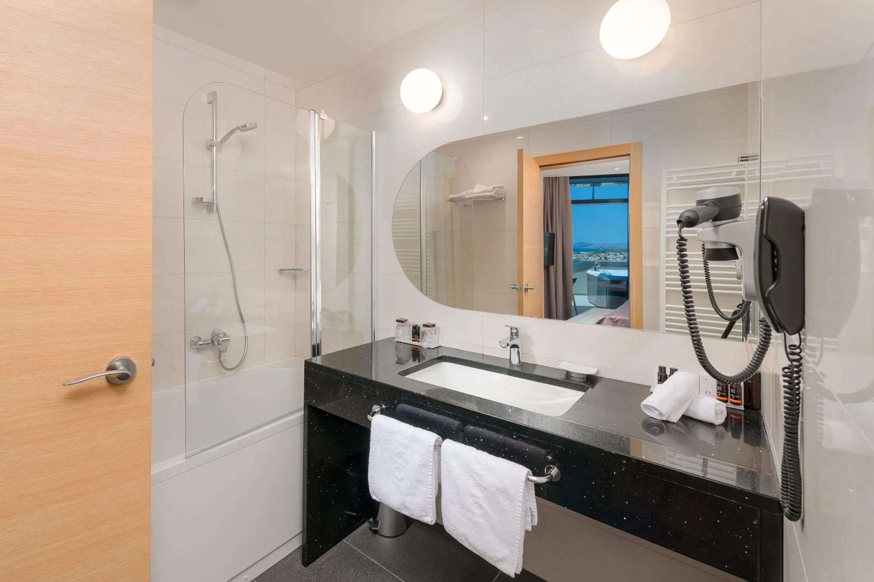 Bathroom in Hotel Olympia Sky