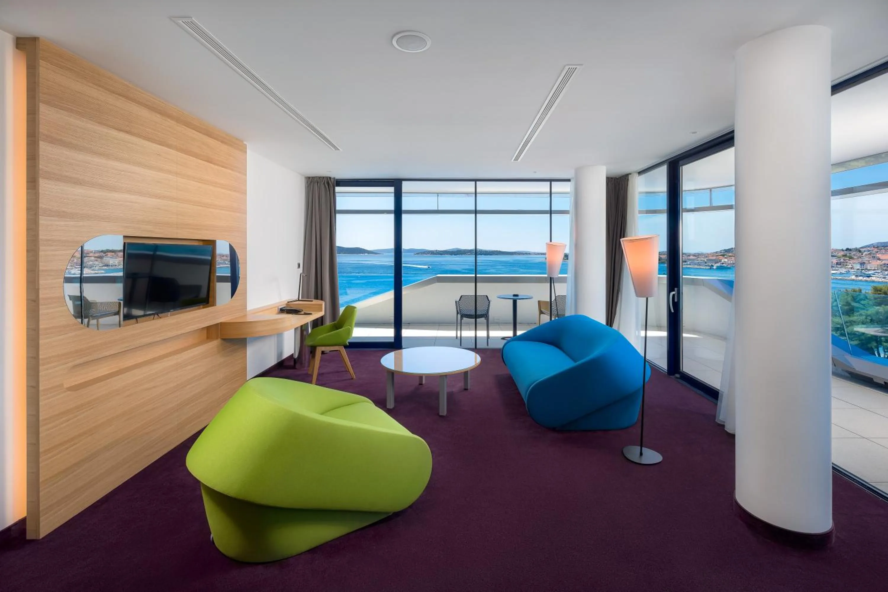 Living room in Hotel Olympia Sky