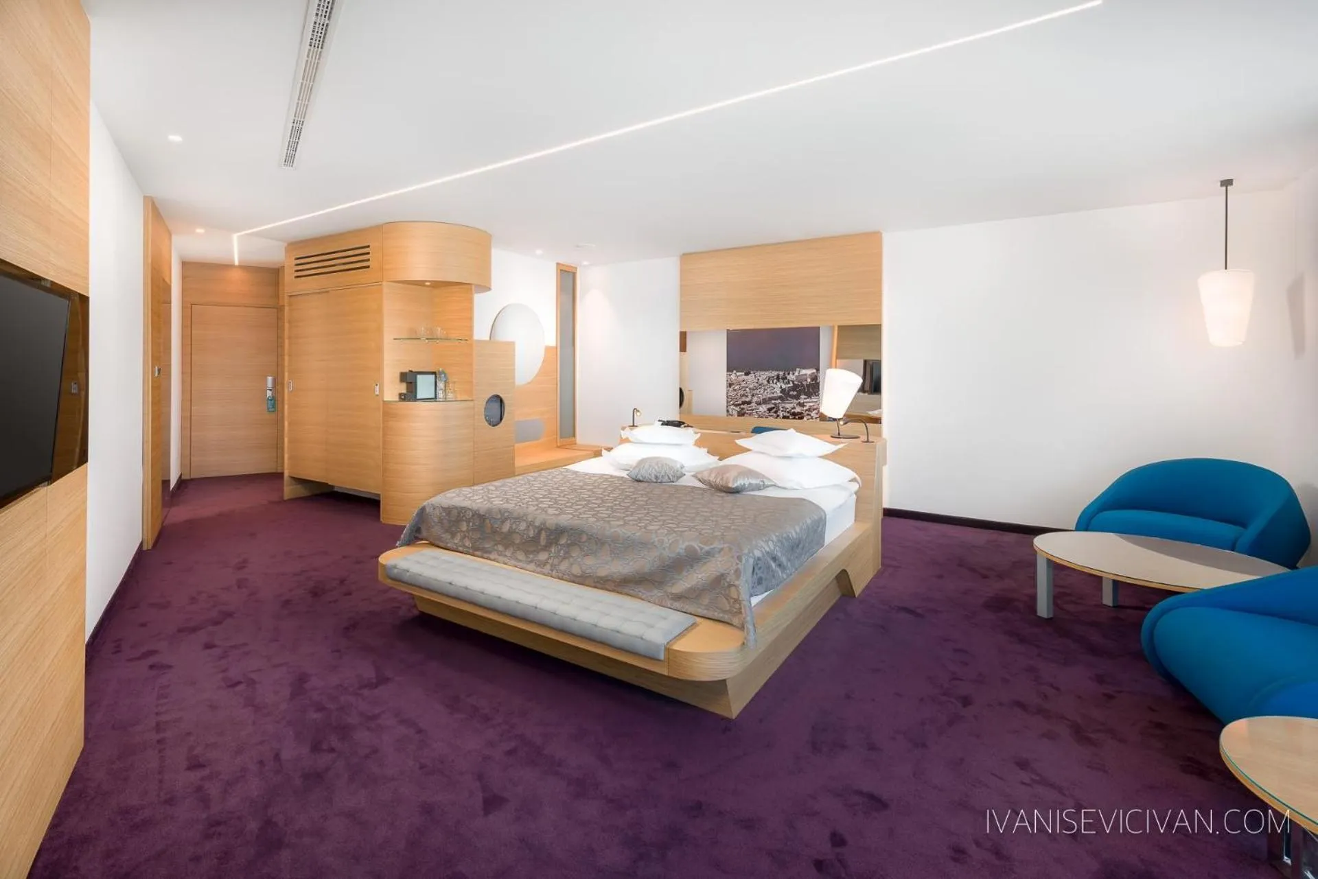 Bedroom, Bed in Hotel Olympia Sky