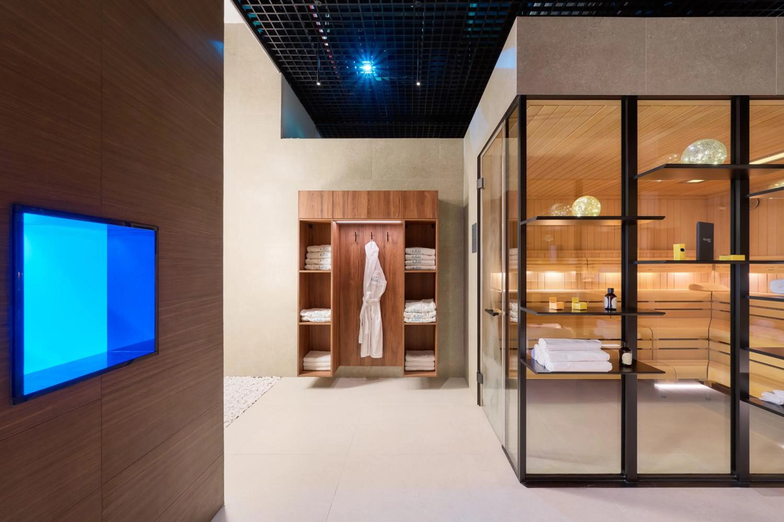 Spa and wellness centre/facilities, Bed in Hotel Olympia Sky