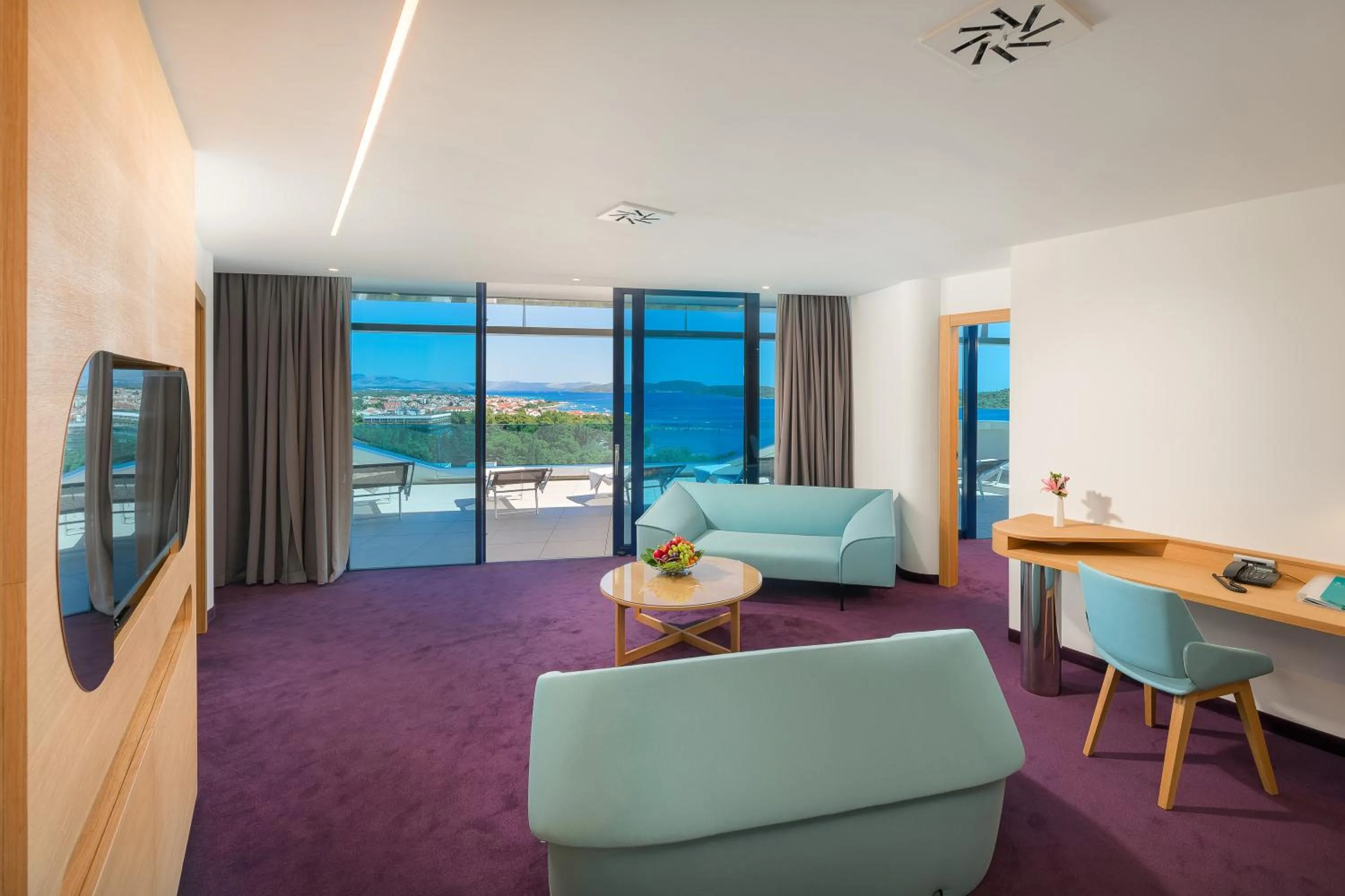 Living room in Hotel Olympia Sky