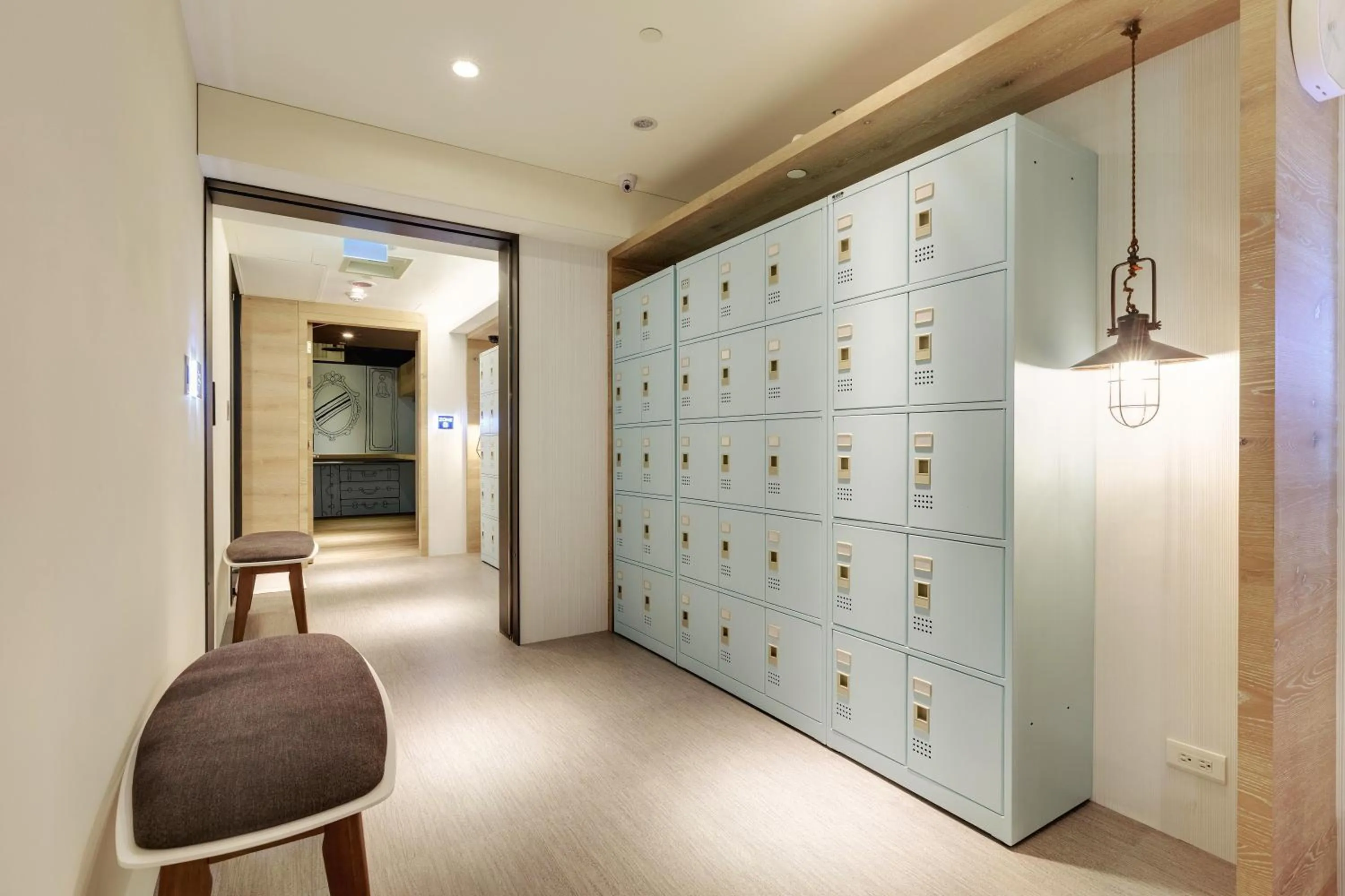 Decorative detail in Taiwan Youth Hostel & Capsule Hotel