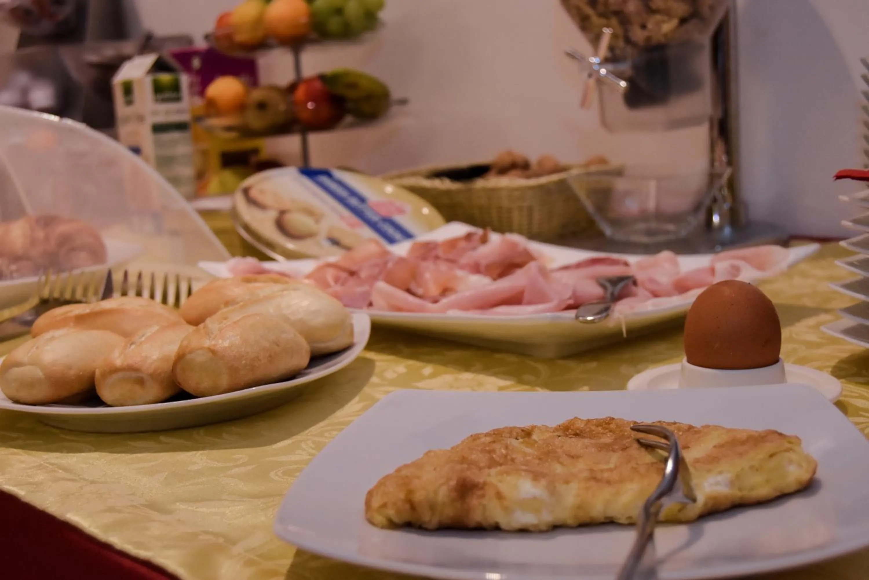 Decorative detail in Albergo Munsci'