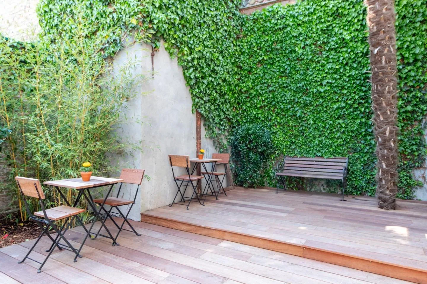 Patio in Hotel Montovani