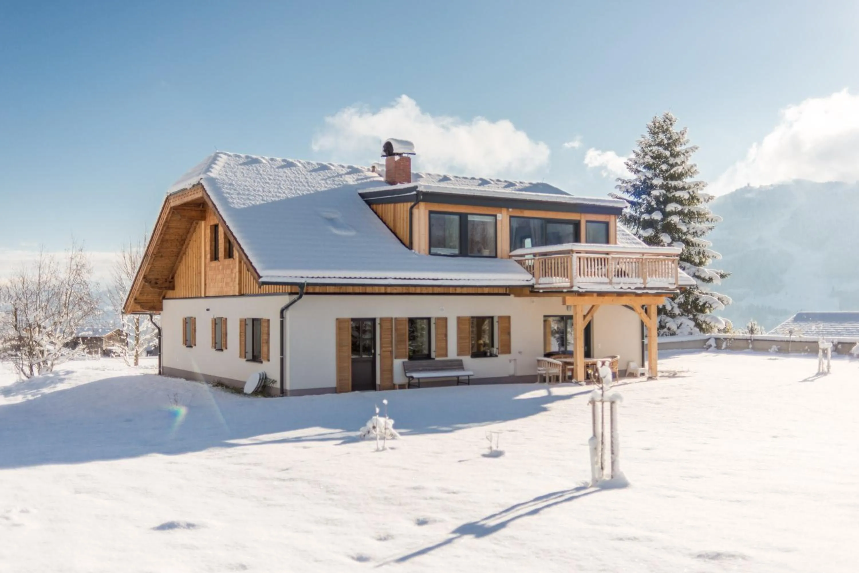 Naturchalet Höflehner - Heimgefühl & Ruhelage an Loipe & Wanderweg