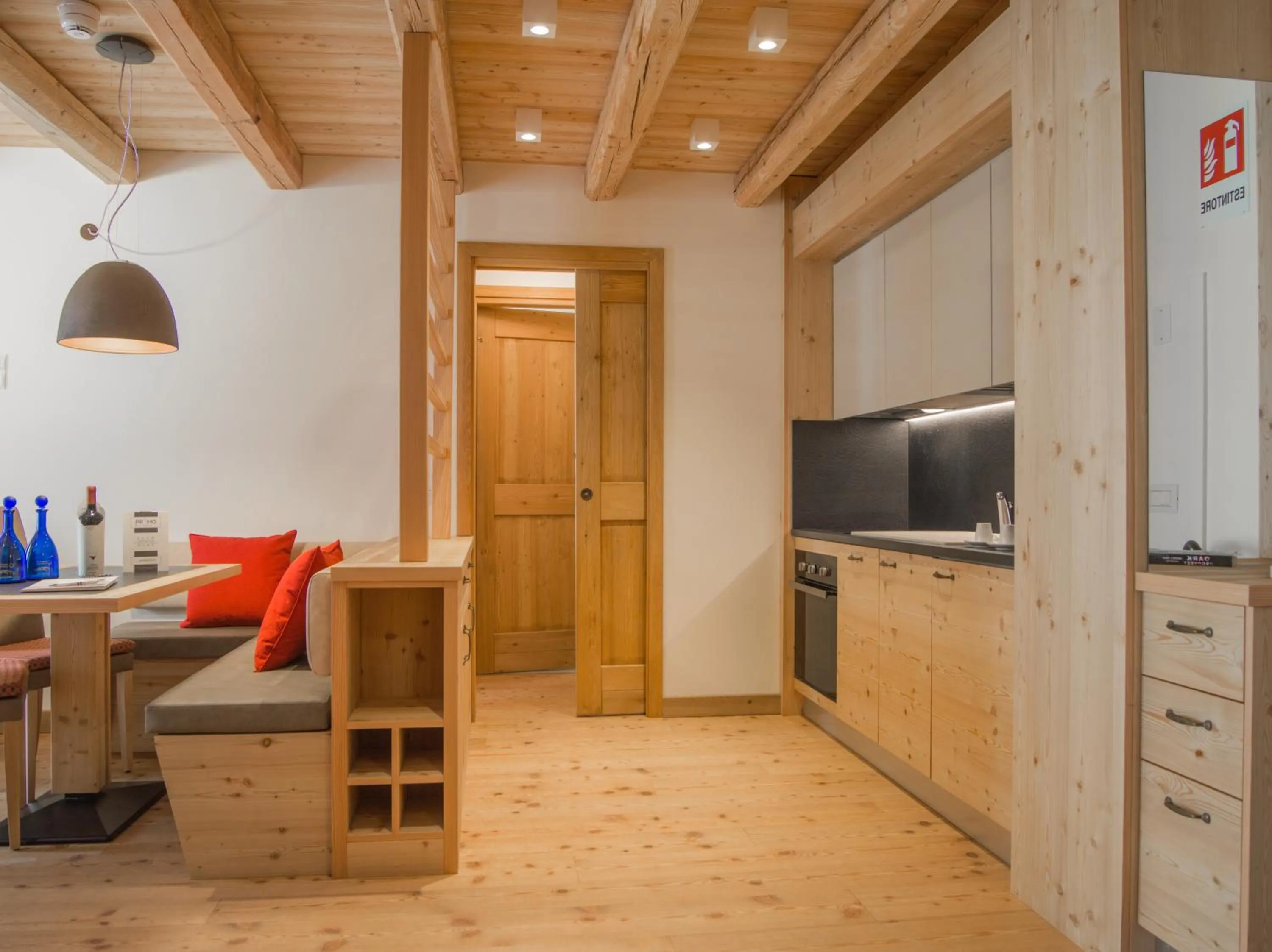 Kitchen or kitchenette in Alagna Mountain Resort & SPA