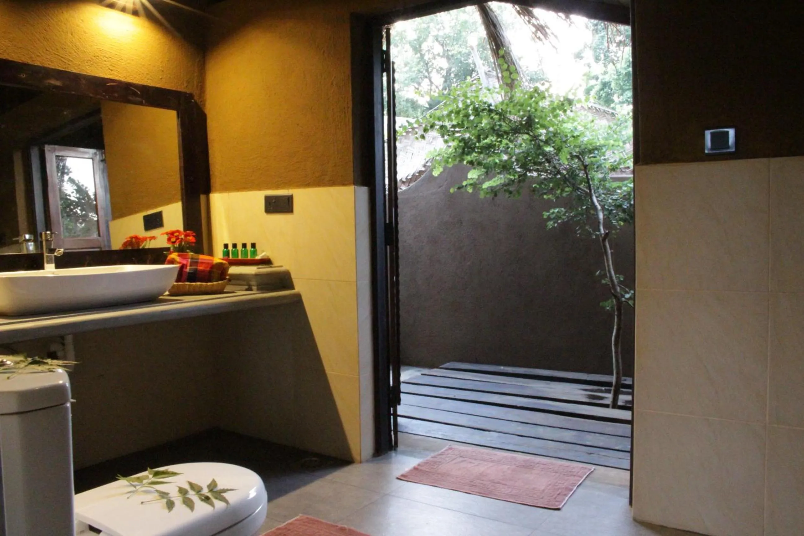 Bathroom in Athreya Ayurveda Ashram