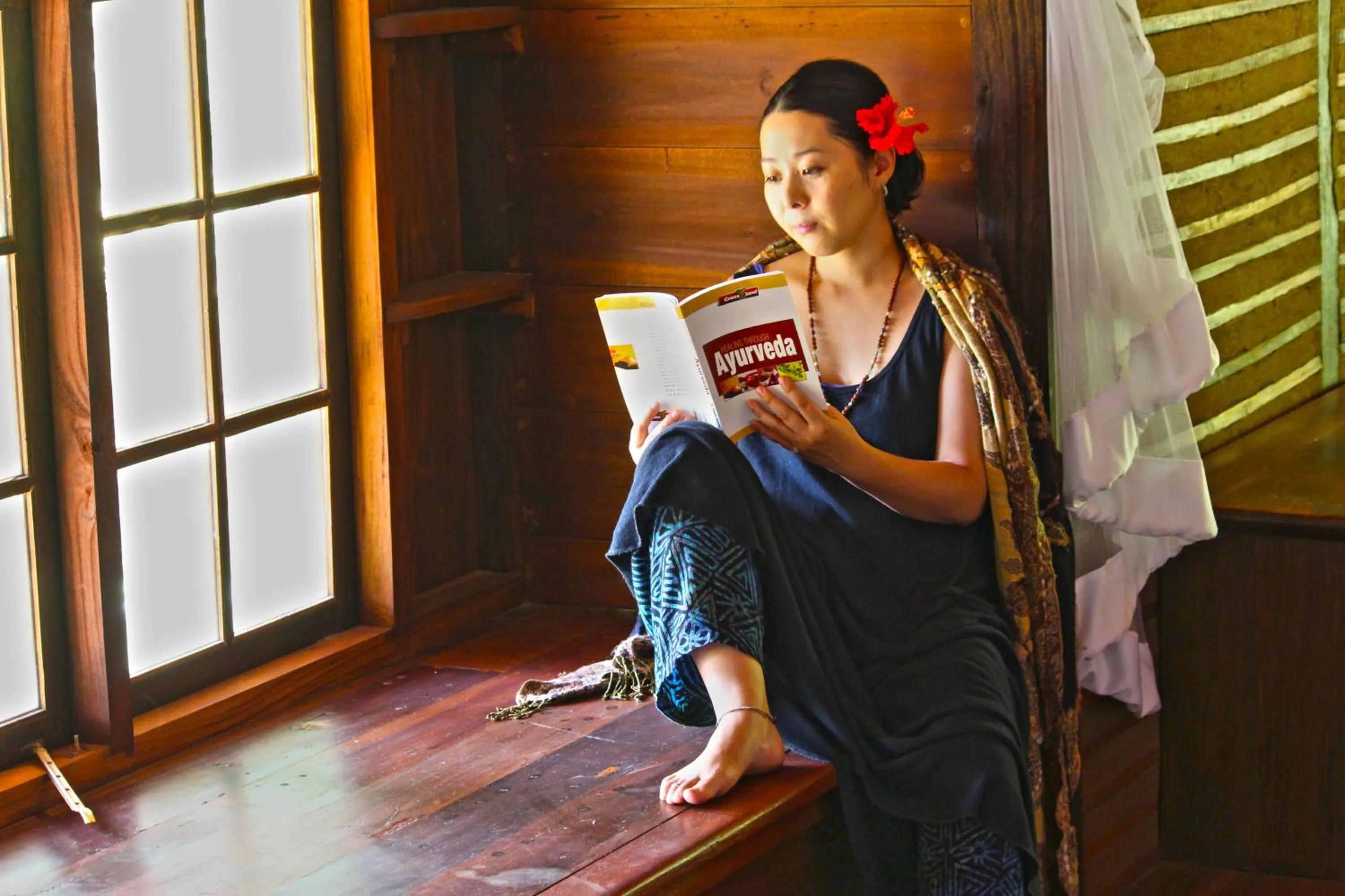 Bedroom in Athreya Ayurveda Ashram