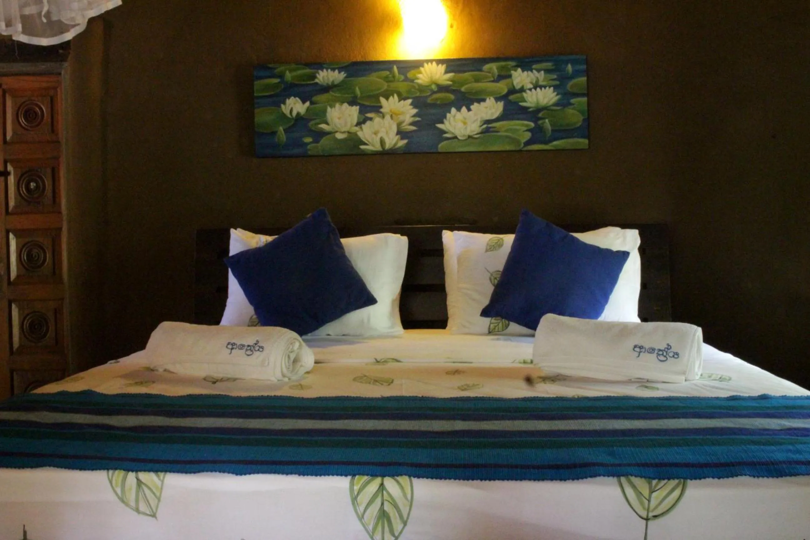 Bedroom, Bed in Athreya Ayurveda Ashram