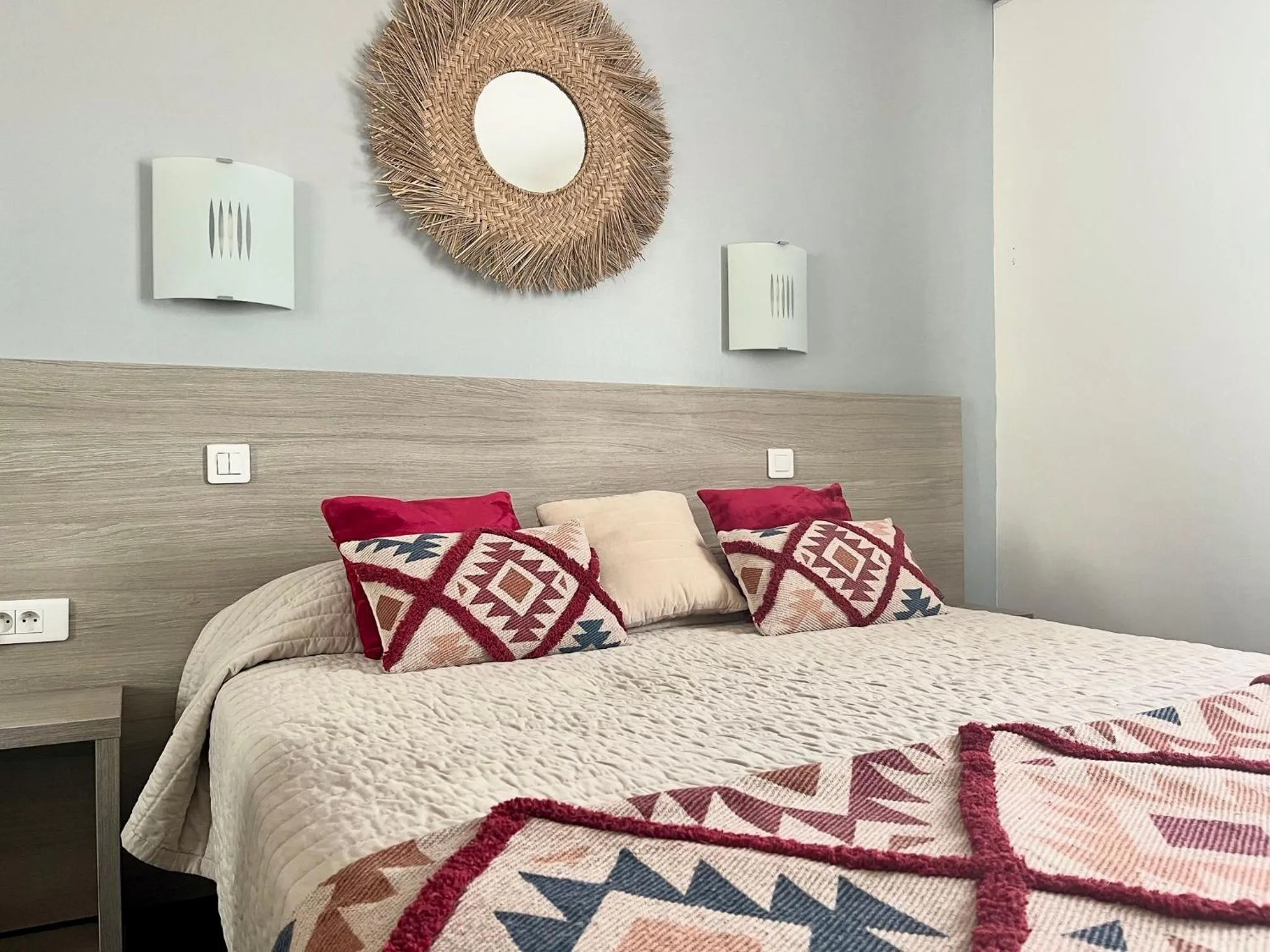 Bed in Hôtel Restaurant L' Empereur