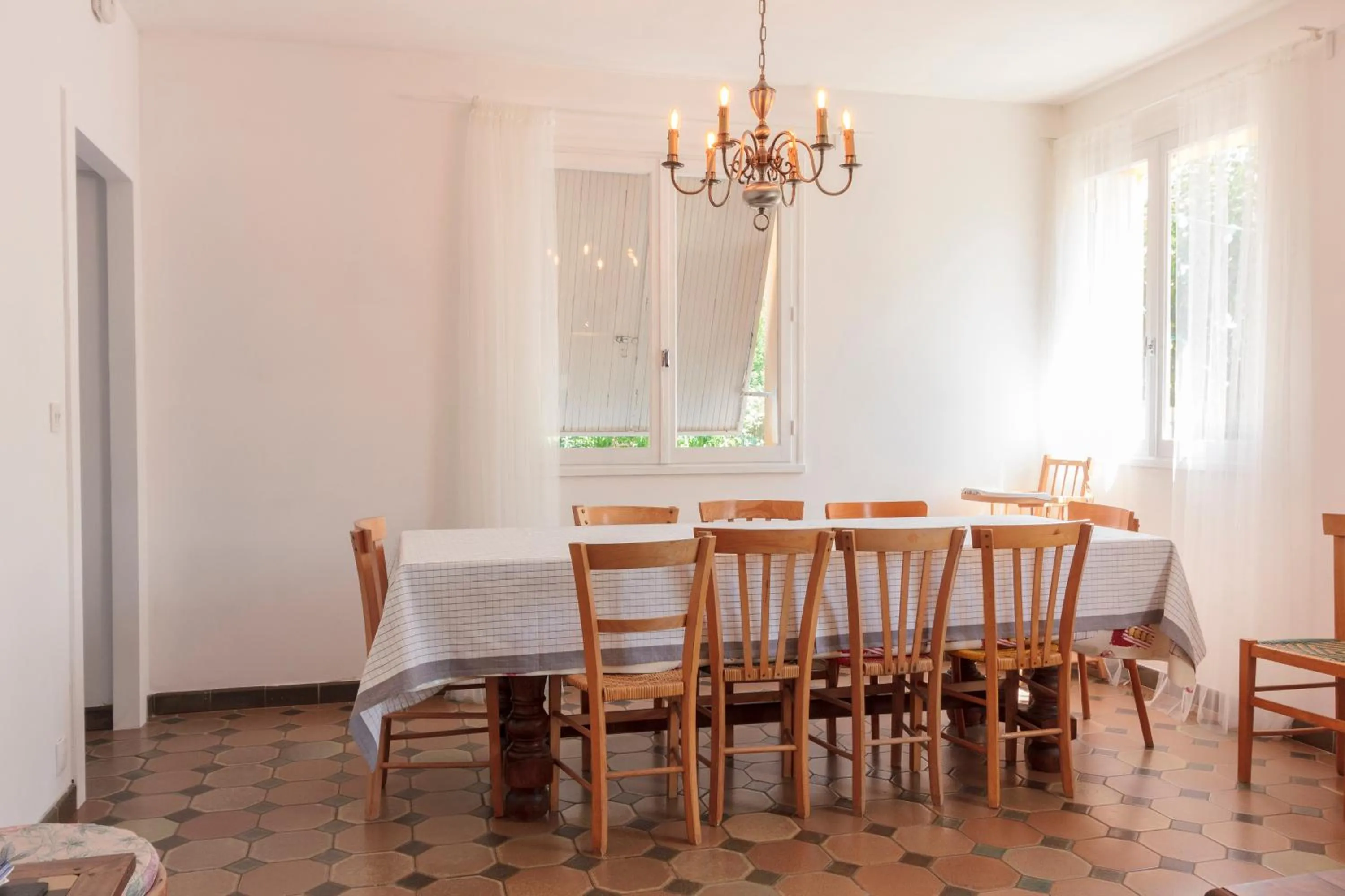 Dining area in Villa Georges
