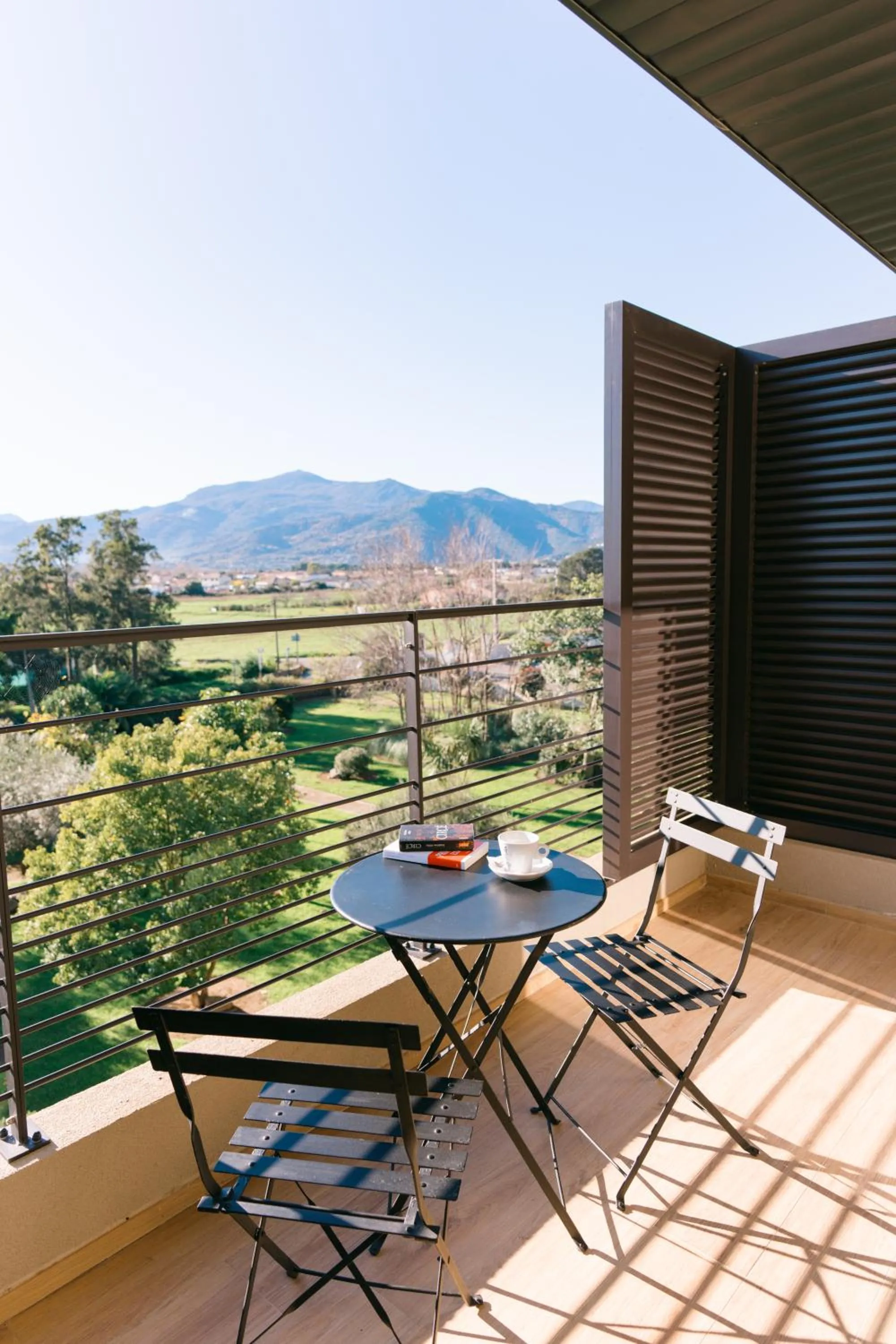Balcony/Terrace in Hôtel Spa Restaurant La Madrague