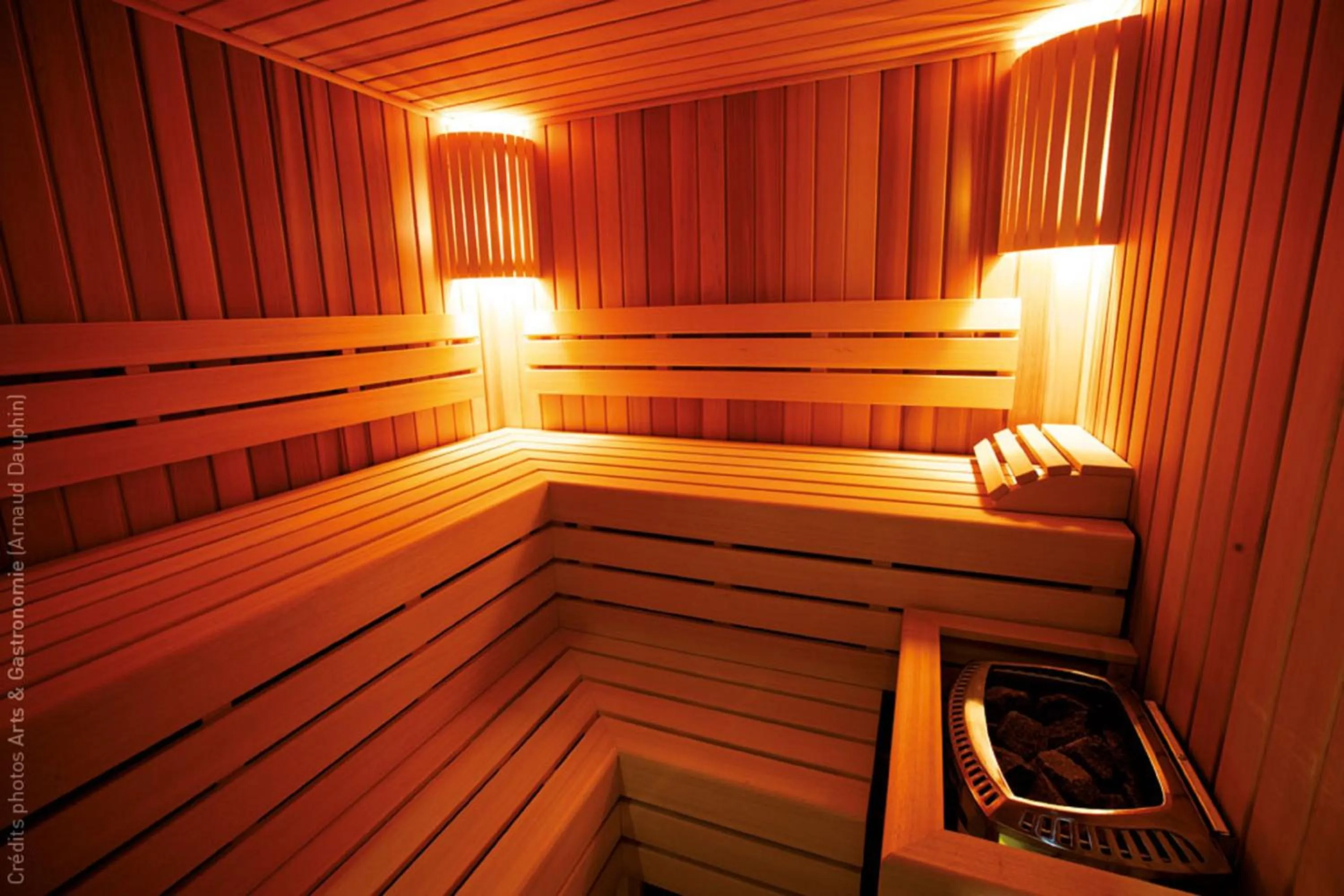 Sauna in Chapeau Rouge par William Frachot - Hôtel Espace Bien-être & Restaurant étoilé