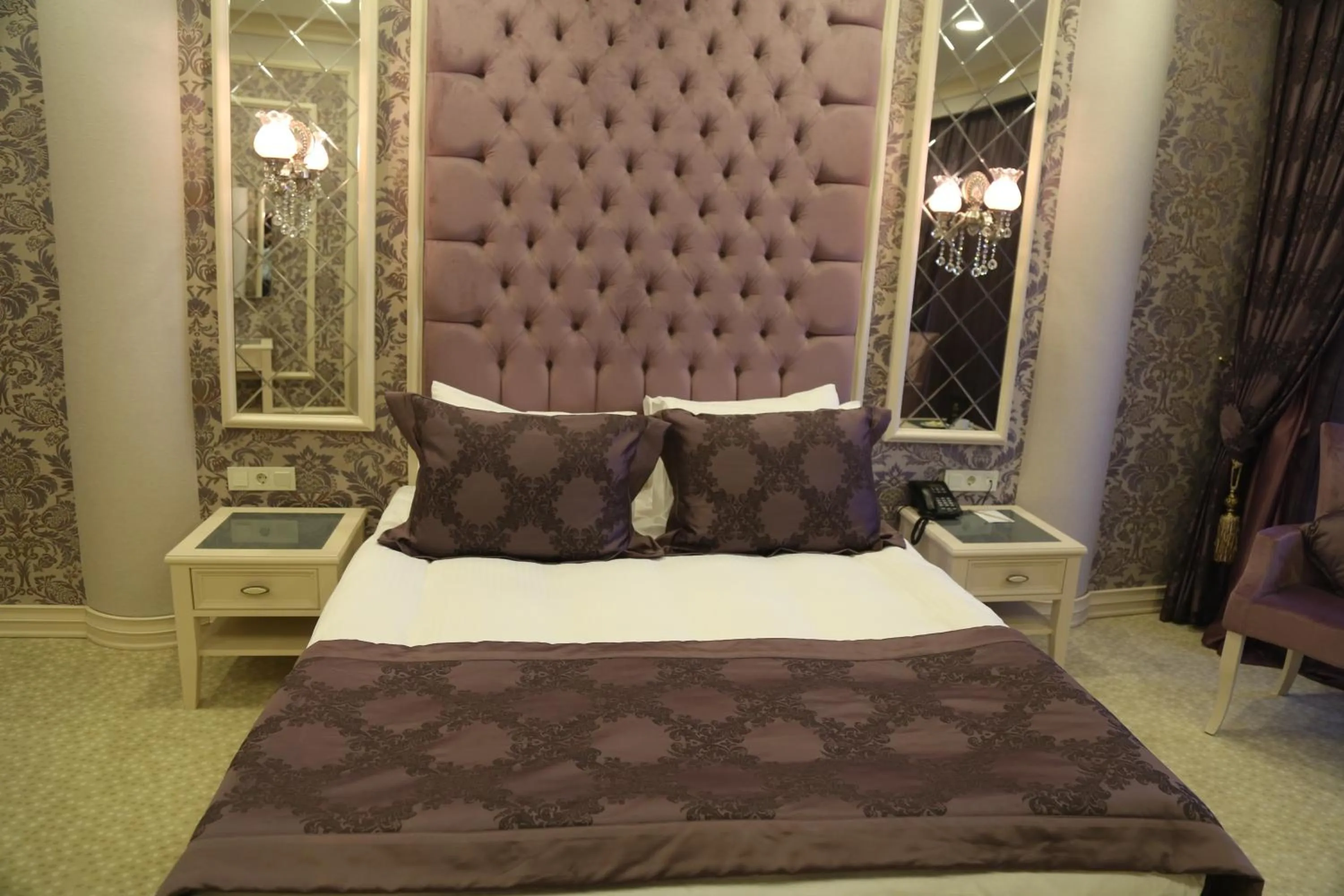 Bed in Vivaldi Park Hotel