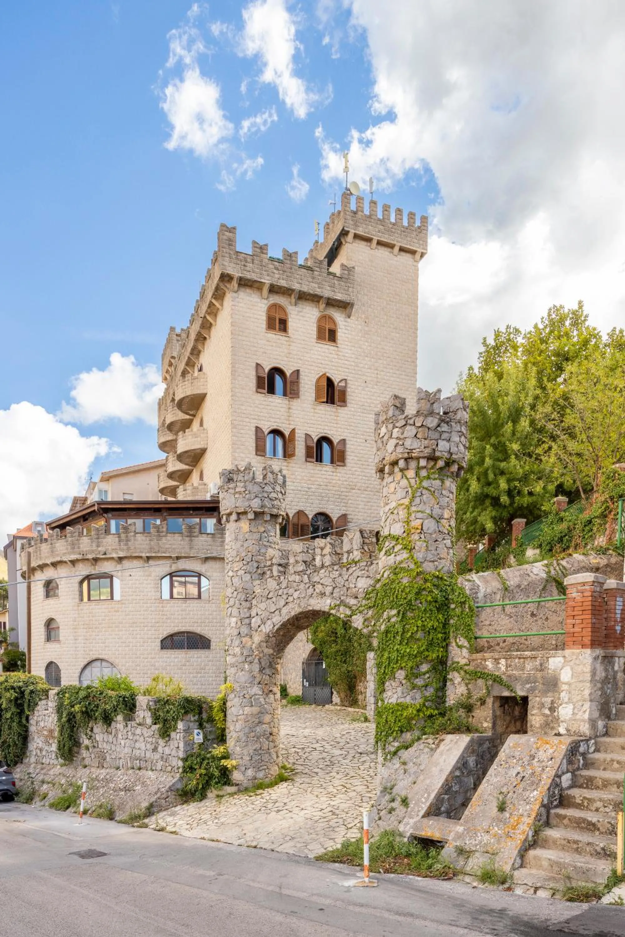 Property building in Hotel Castello di Giuliano