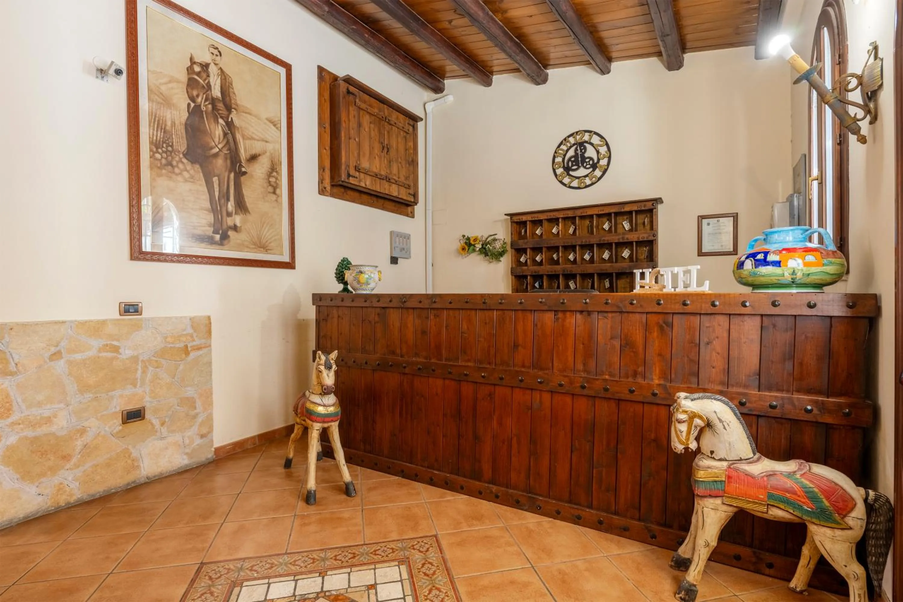 Lobby or reception in Hotel Castello di Giuliano