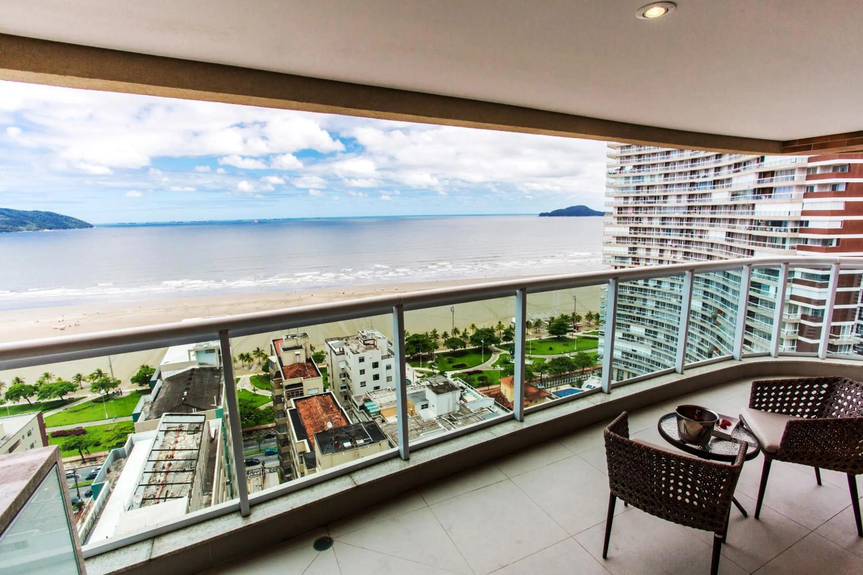 Sea view in Residencial Estanconfor Santos
