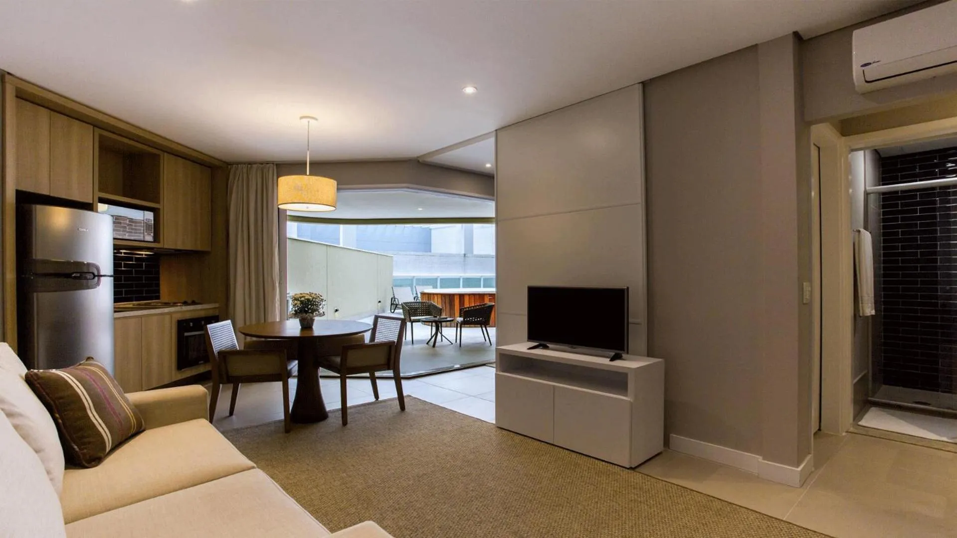 Kitchen or kitchenette in Residencial Estanconfor Santos