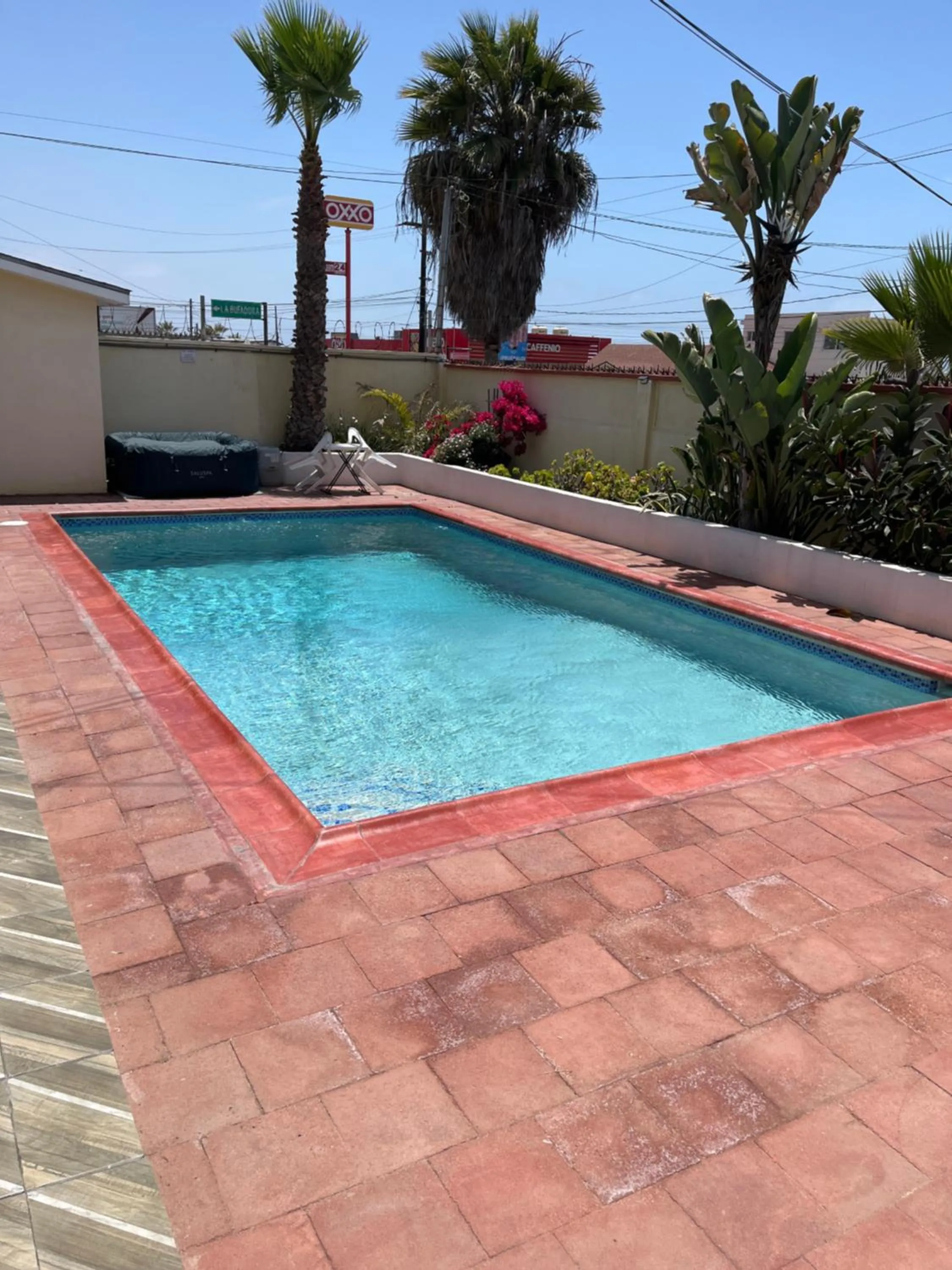 Swimming pool in Playa Hermosa Inn at the beach