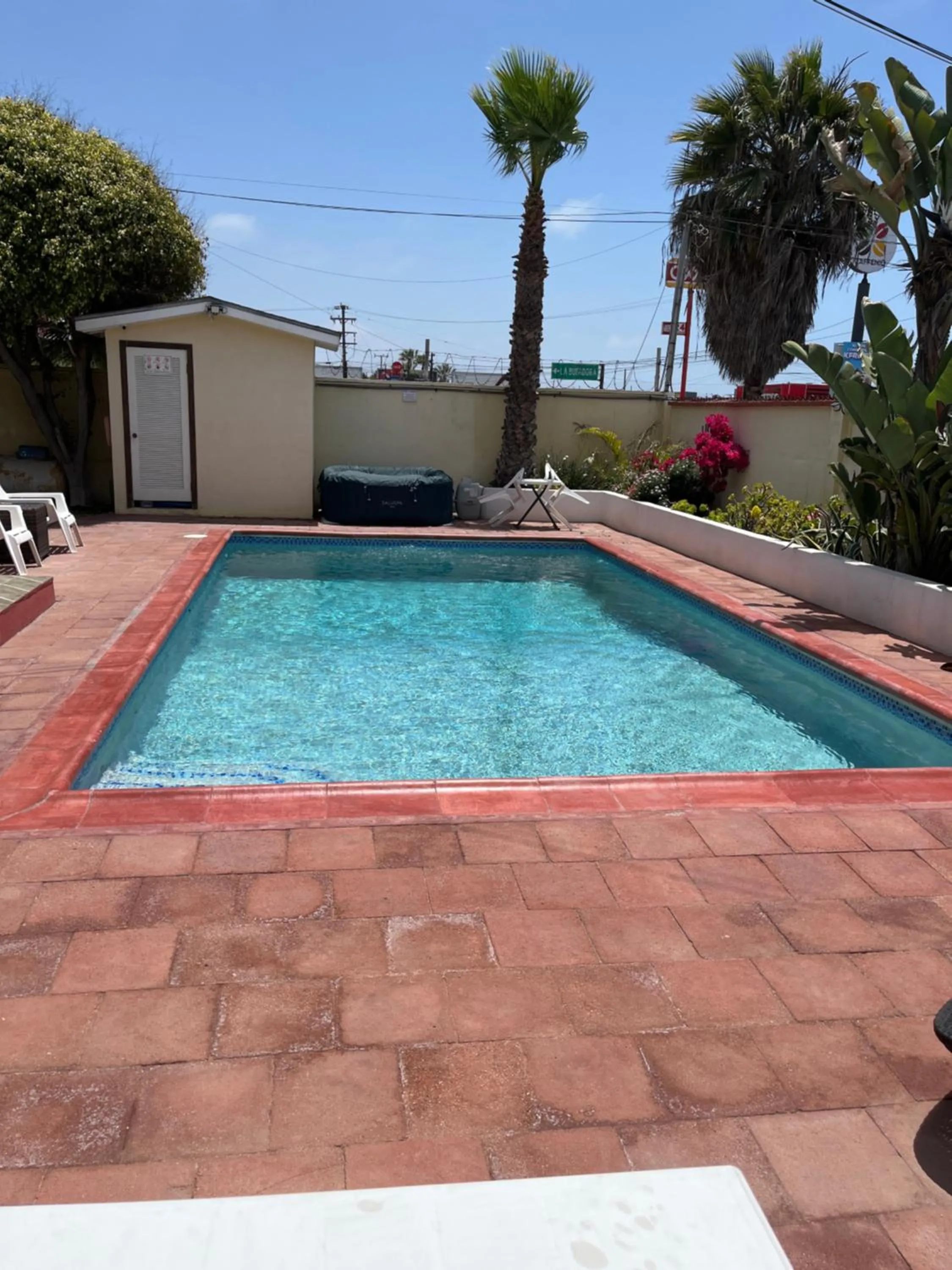 Pool view in Playa Hermosa Inn at the beach