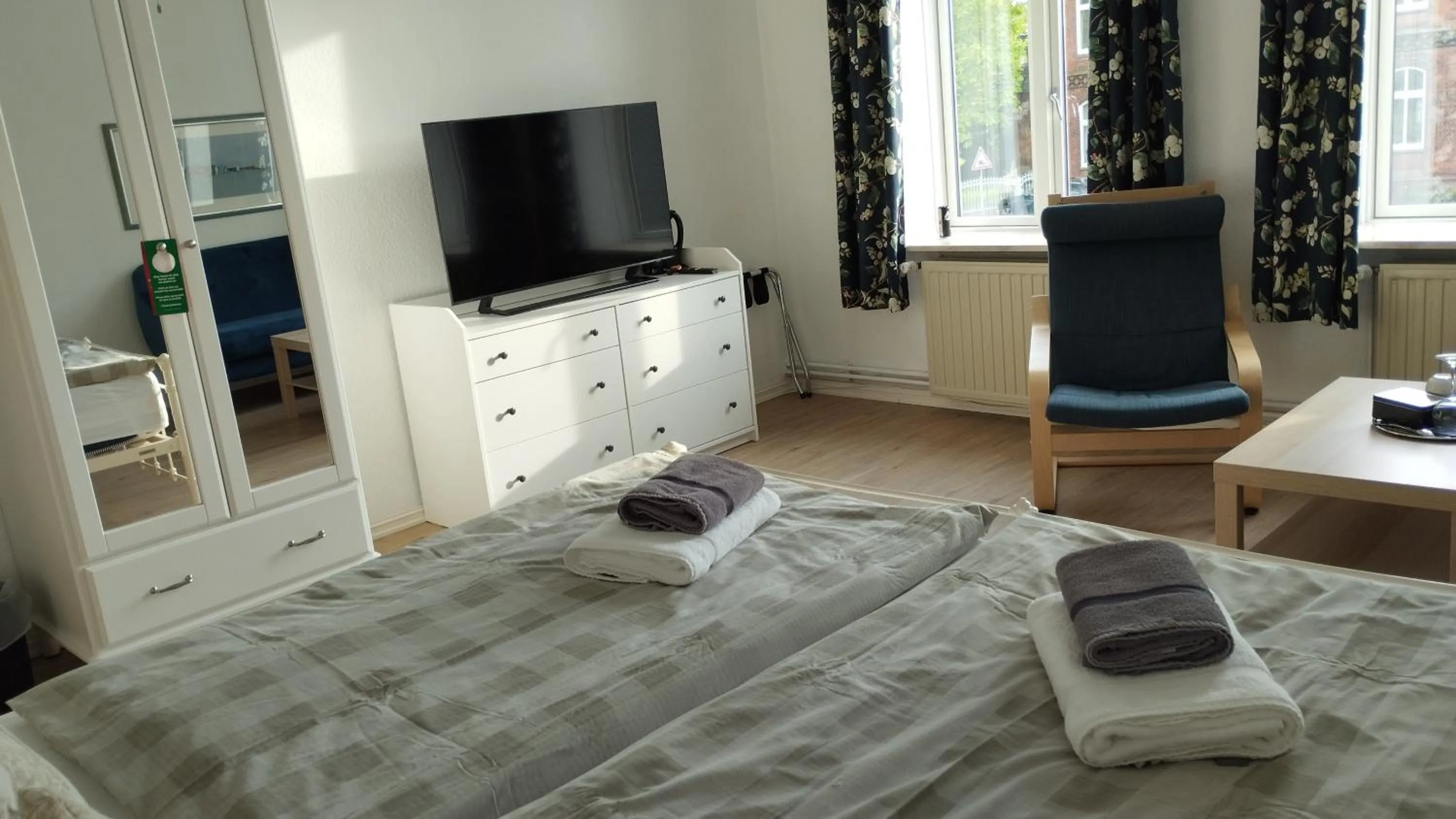 View (from property/room), Bed in Nordfriesisches Haus