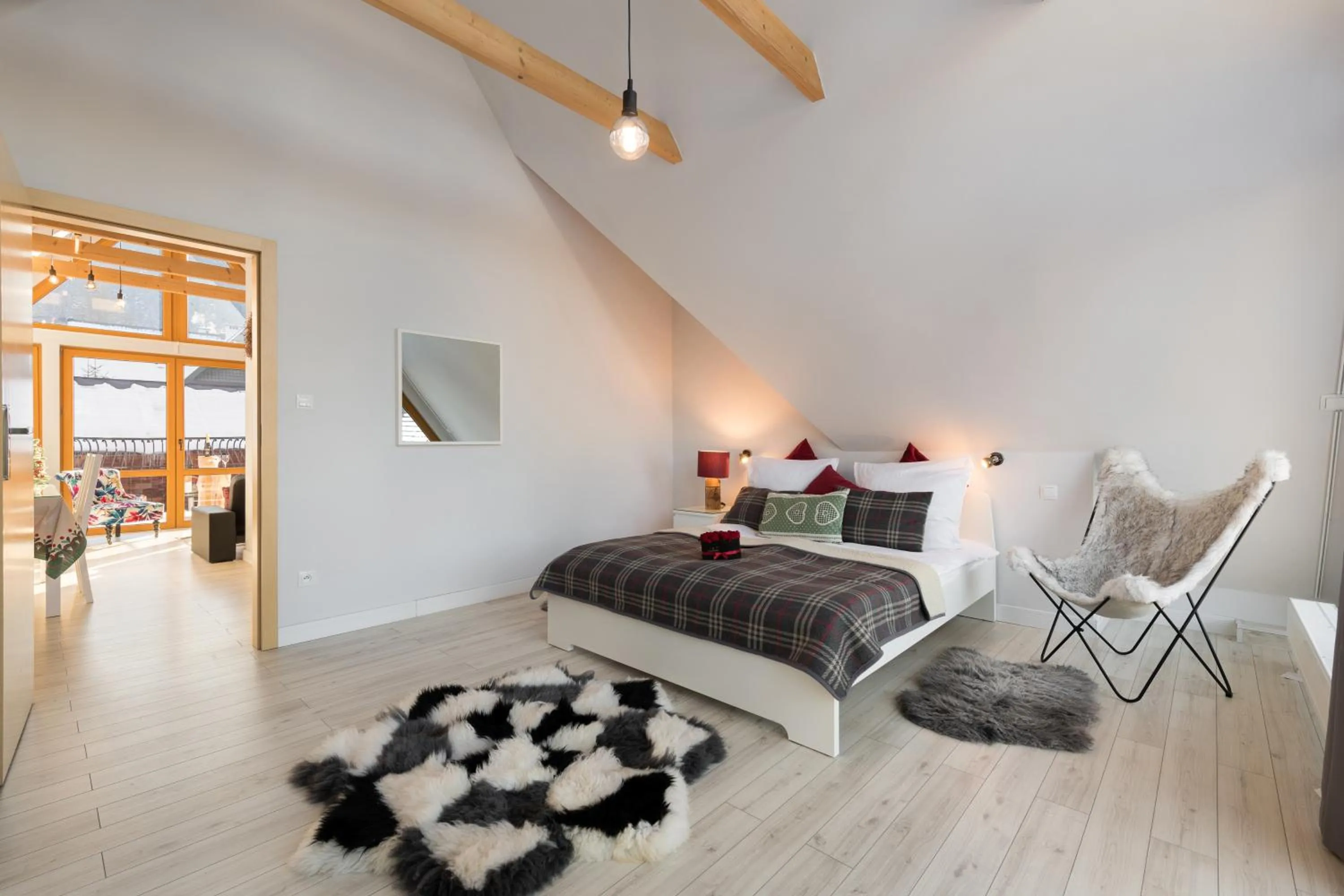 Bed in Bory6a Apartamenty & Free Parking