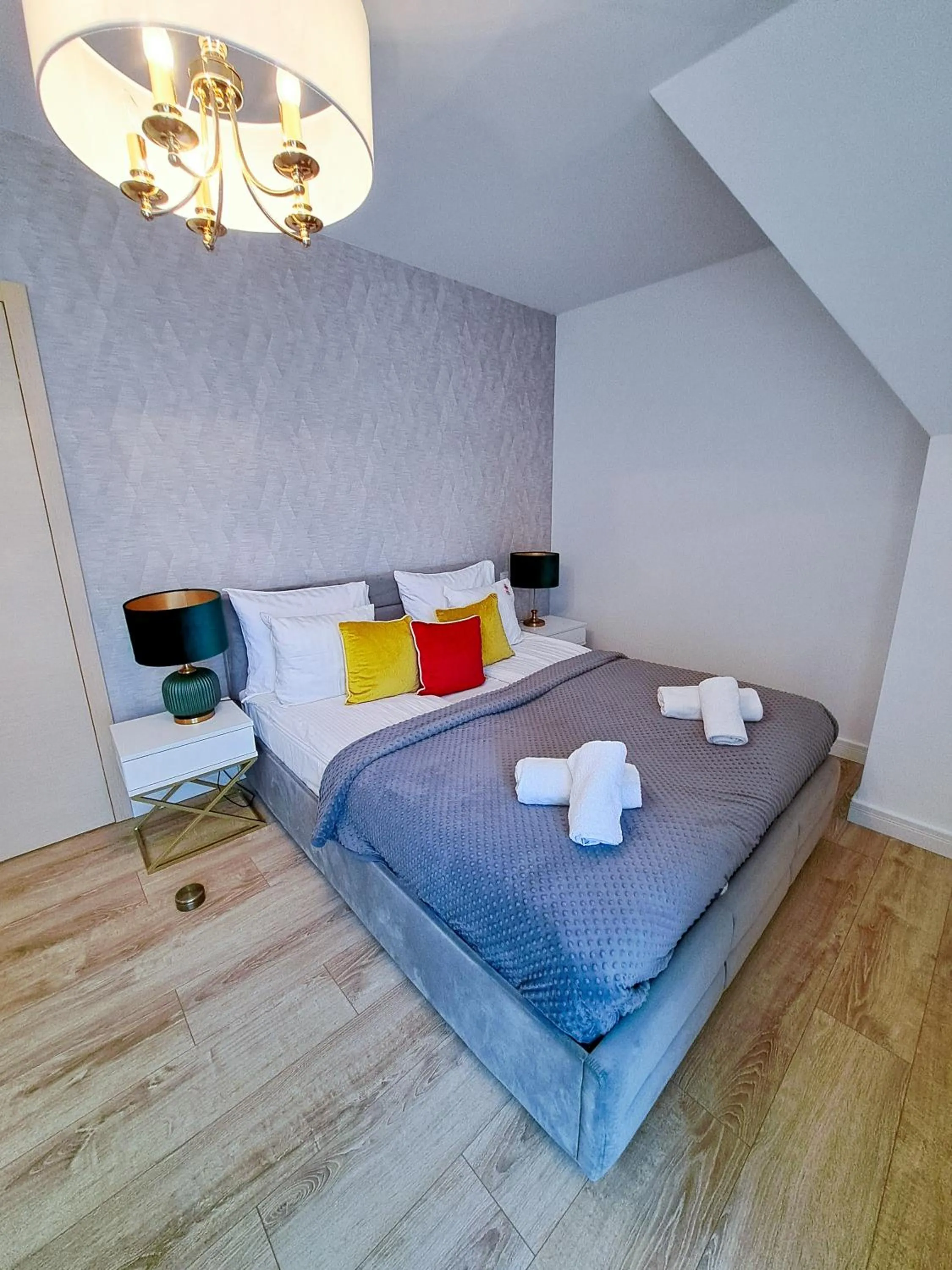 Bed in Bory6a Apartamenty & Free Parking