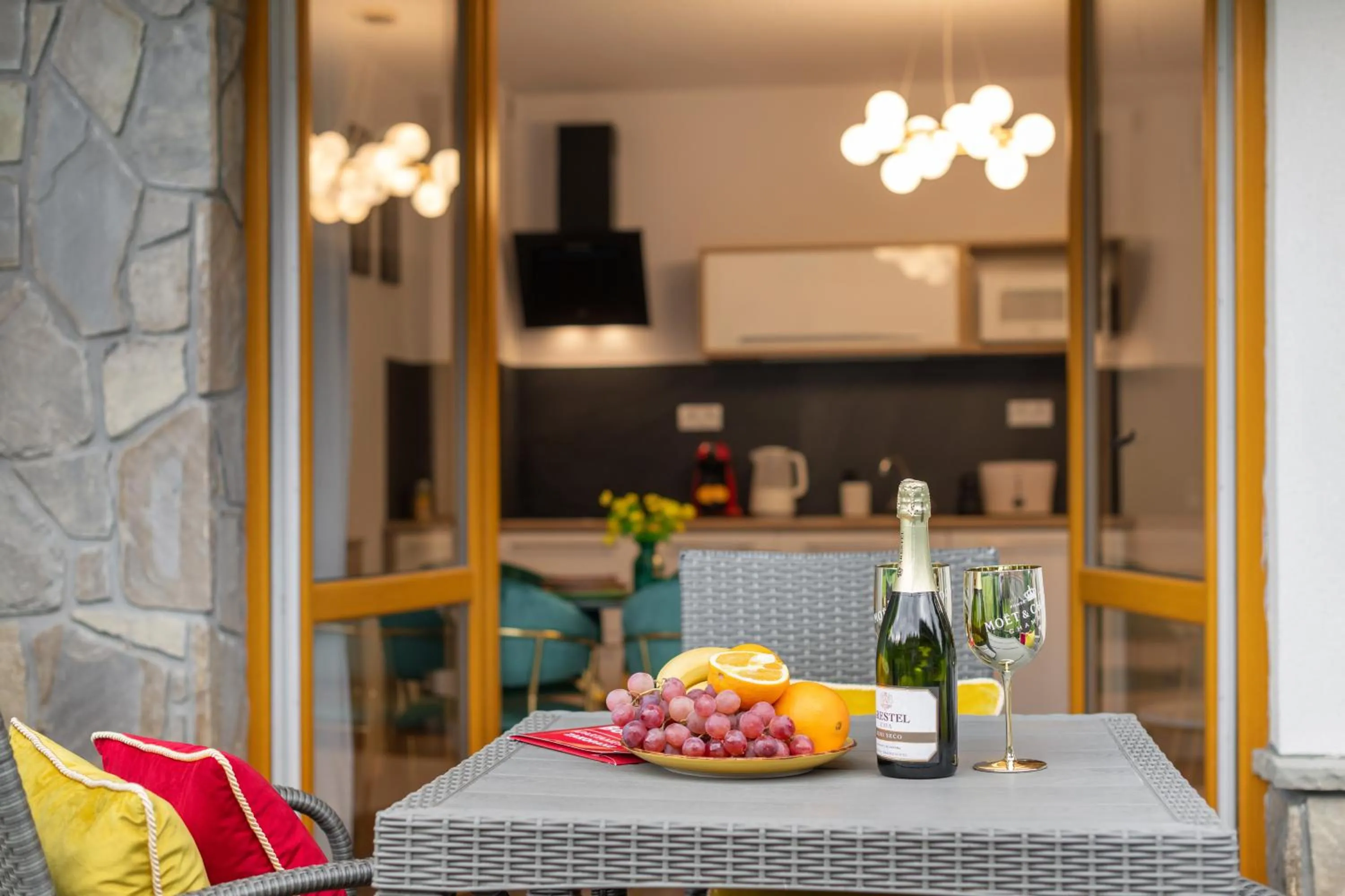 Balcony/Terrace in Bory6a Apartamenty & Free Parking