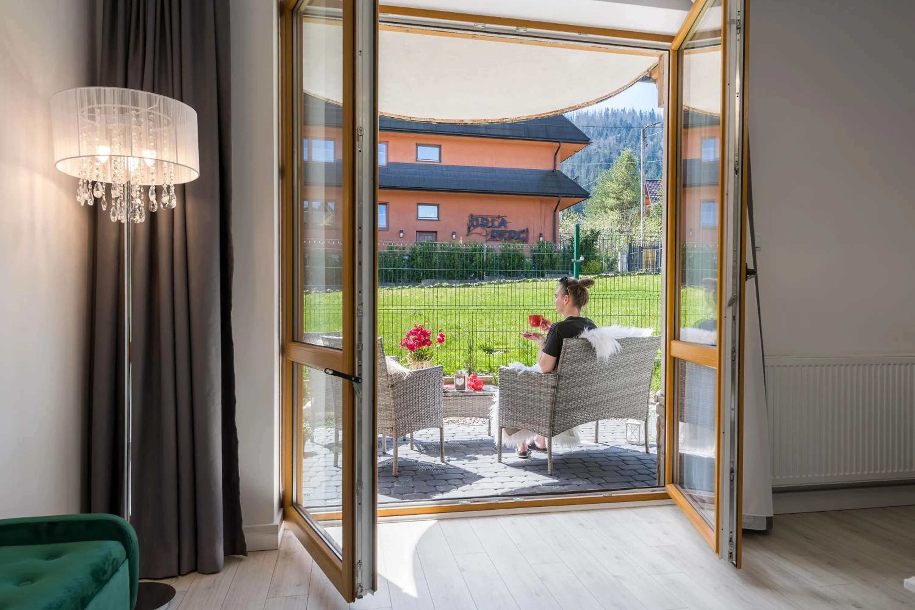 Balcony/Terrace in Bory6a Apartamenty & Free Parking