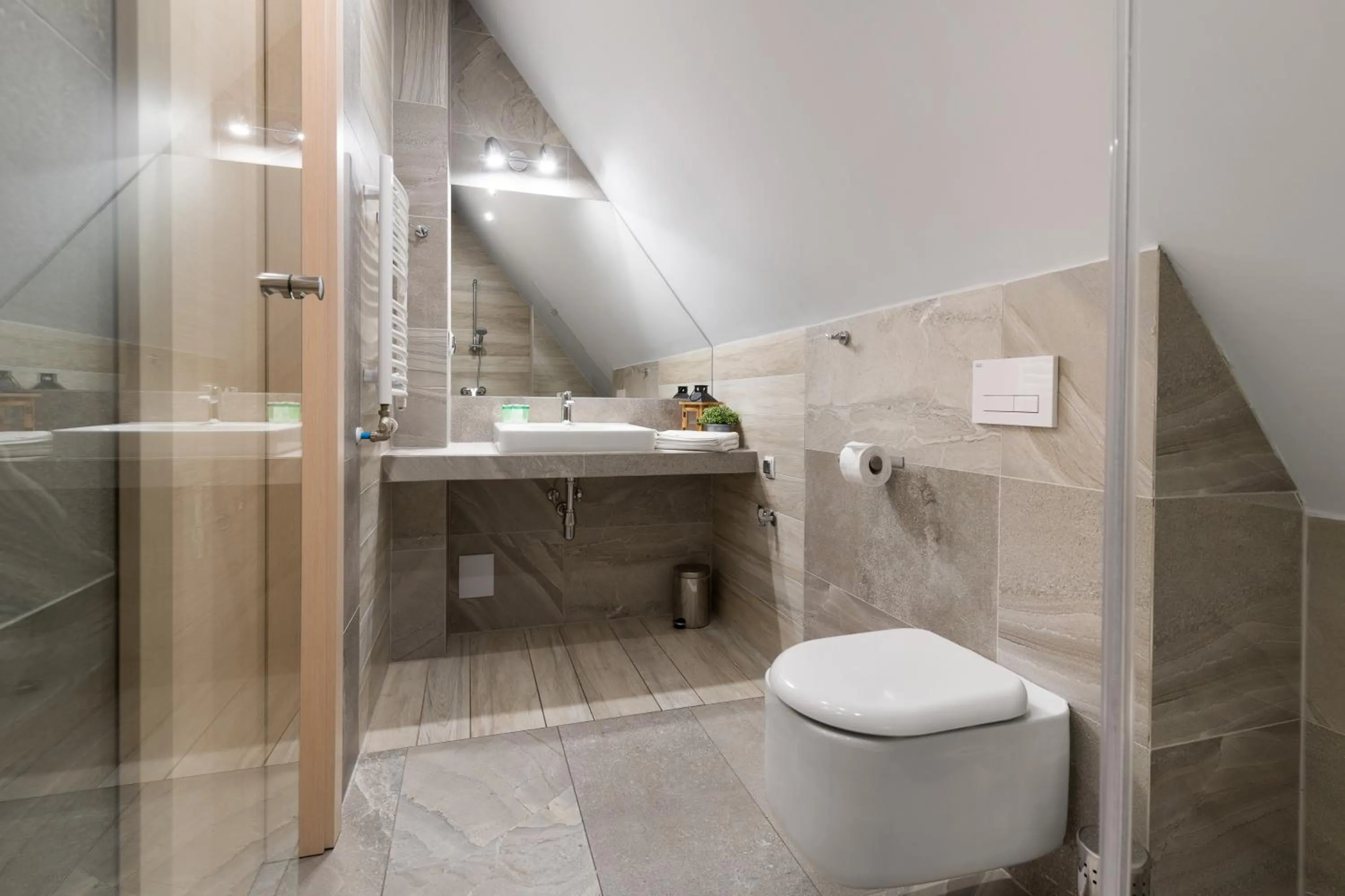 Bathroom in Bory6a Apartamenty & Free Parking