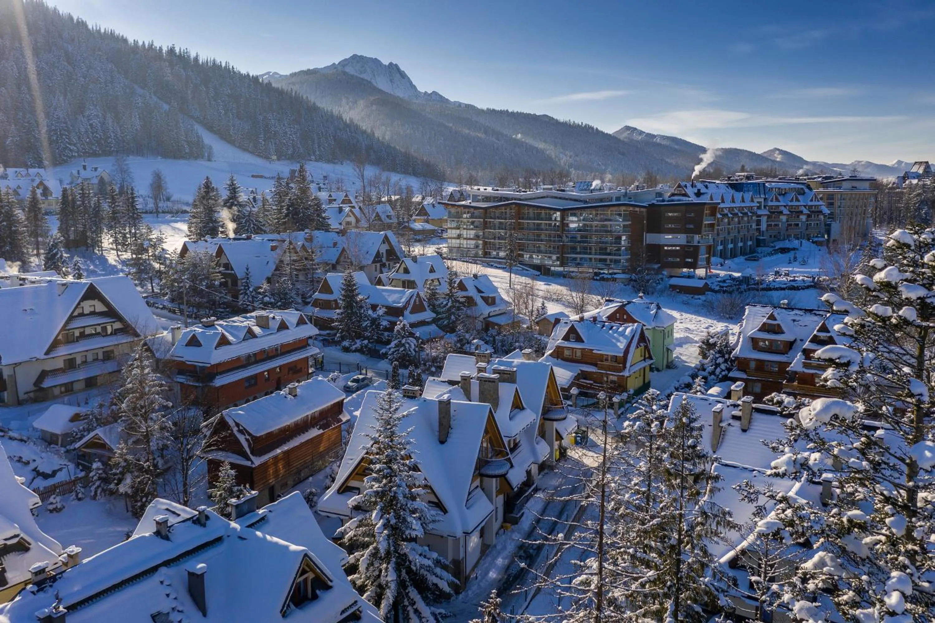 Bird's eye view in Bory6a Apartamenty & Free Parking