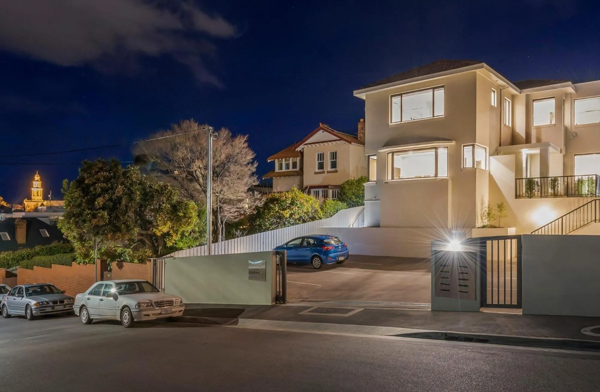 Facade/entrance in 110 Hampden Apartments