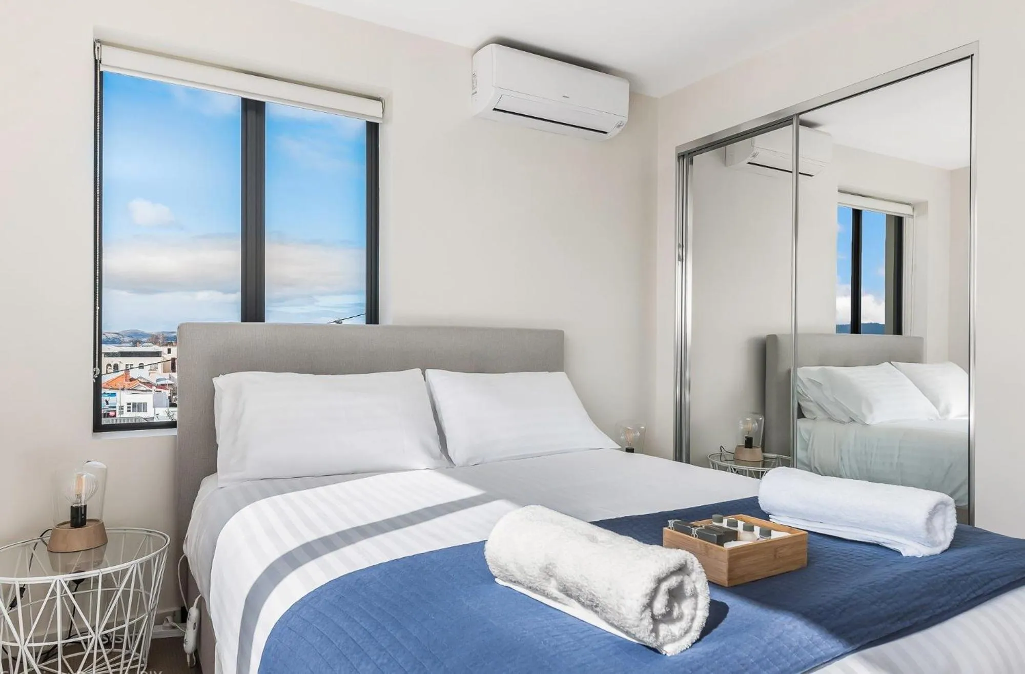 Bedroom, Bed in 110 Hampden Apartments