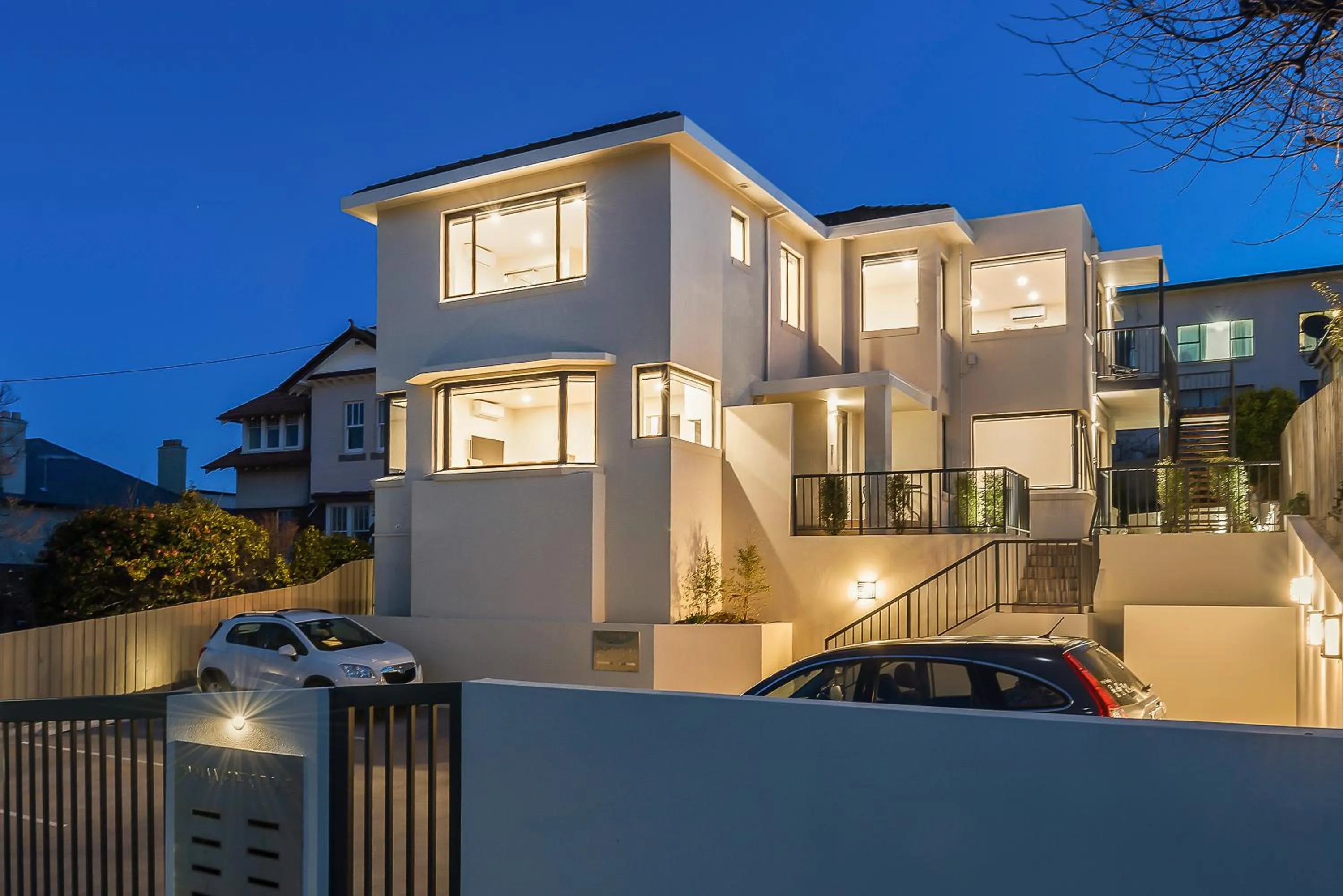 Facade/entrance in 110 Hampden Apartments