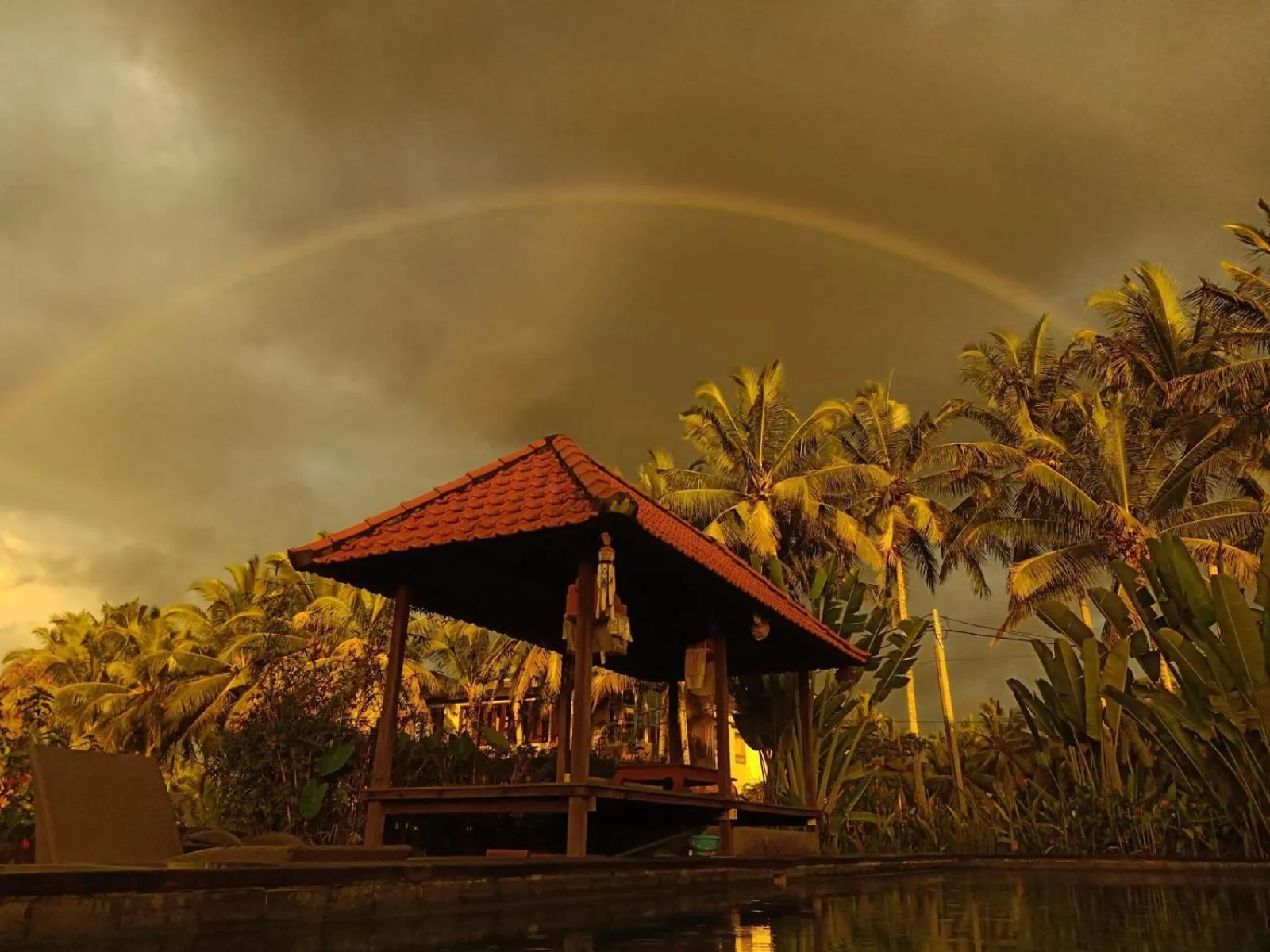 Sunset in Taman Bintang Villa Ubud