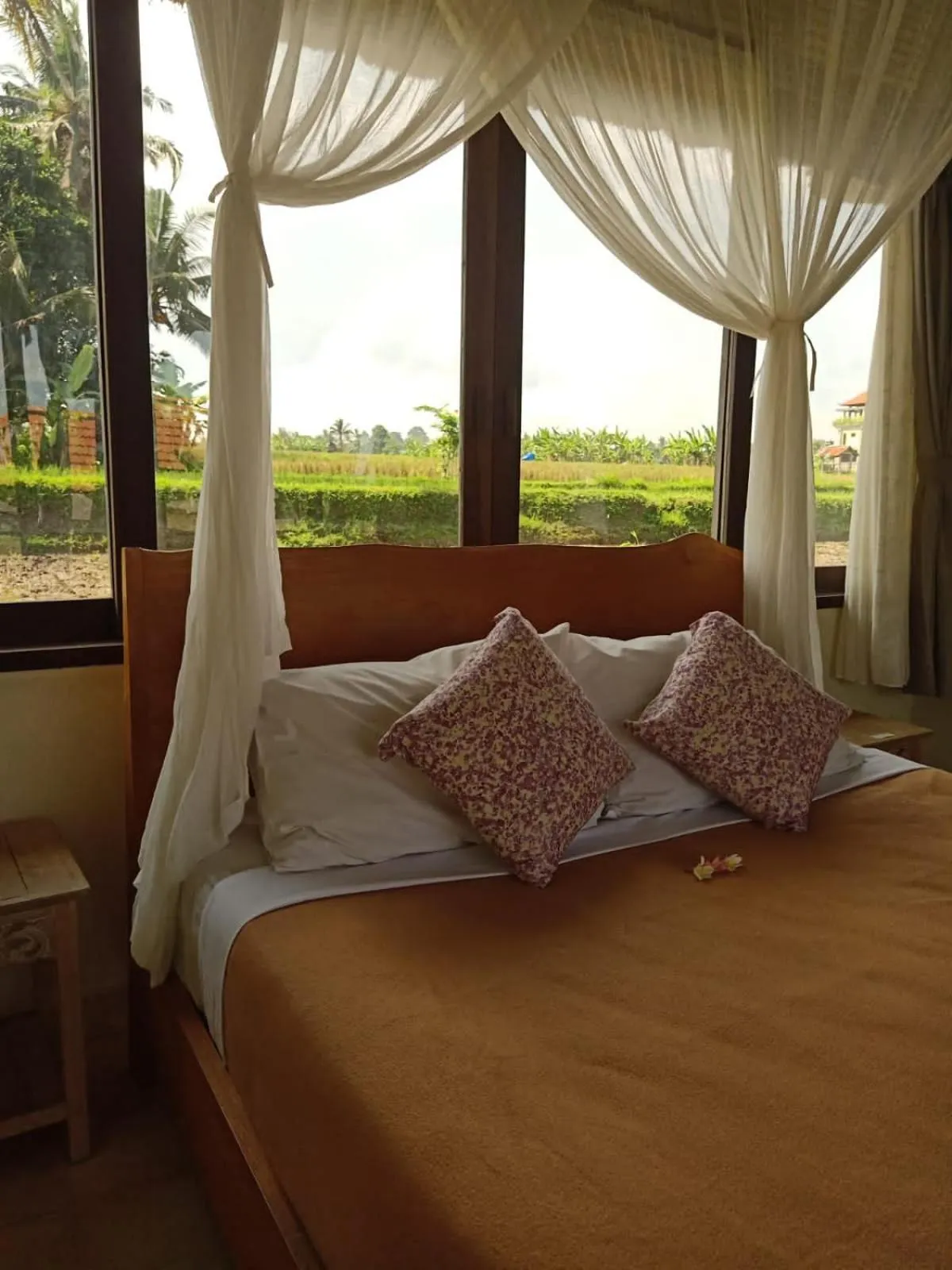 View (from property/room), Bed in Taman Bintang Villa Ubud